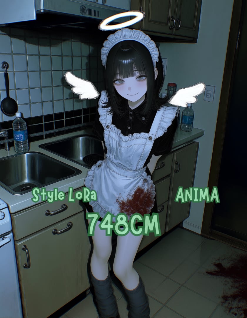 halo,  angel wings,  maid apron by Mexes on Tensor.Art