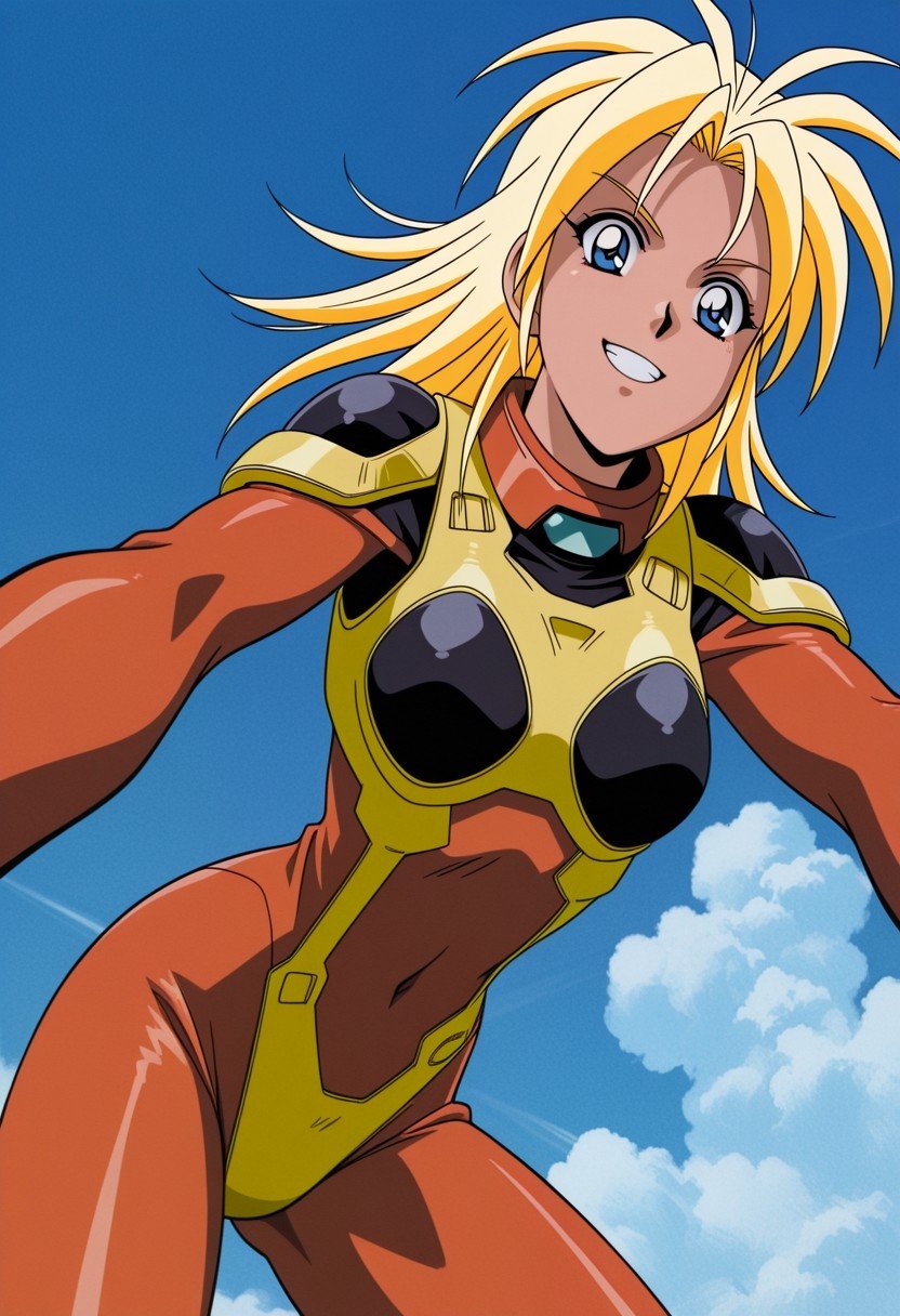 masterpiece,  best quality,  1990s anime style by user_822313880419111996 on Tensor.Art