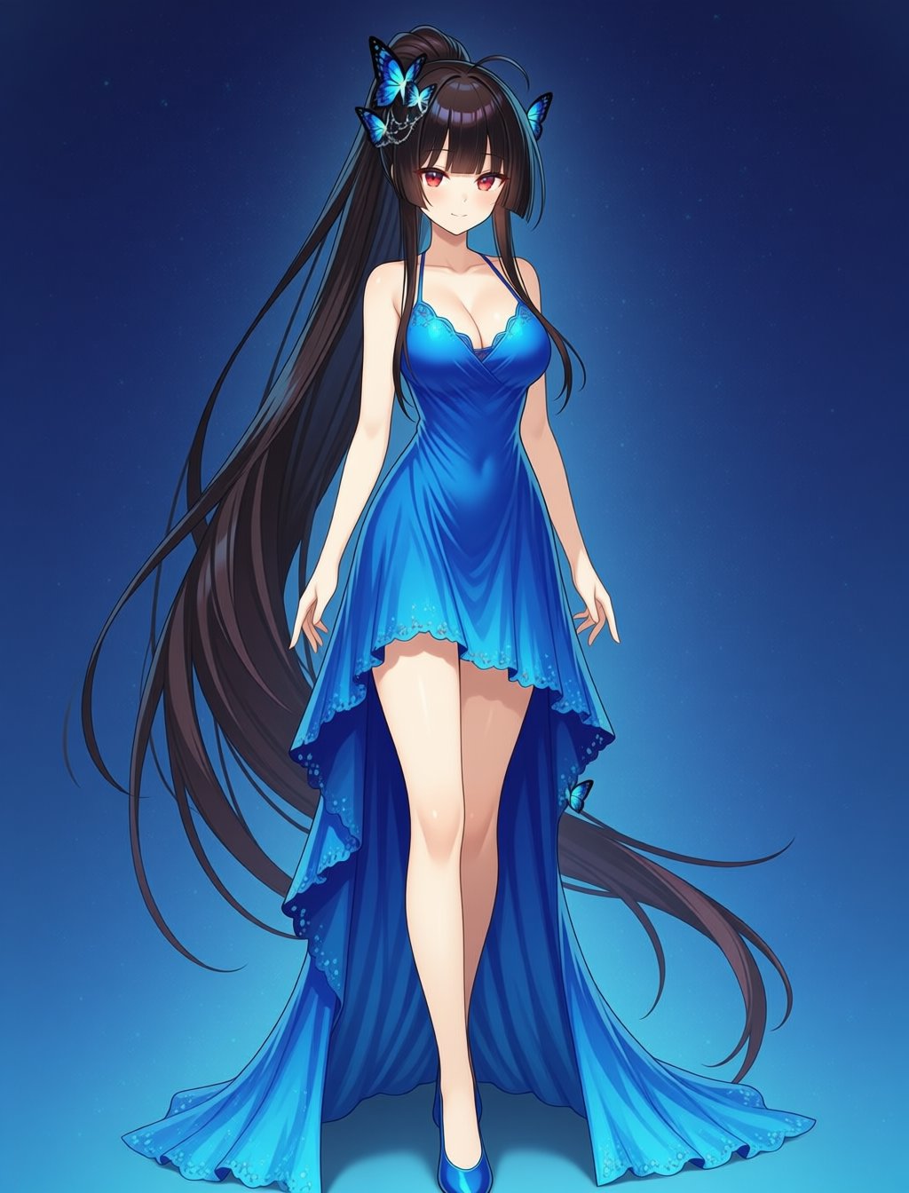 agano \(azur lane\),  1girl,  evening gown by miaomiao on Tensor.Art