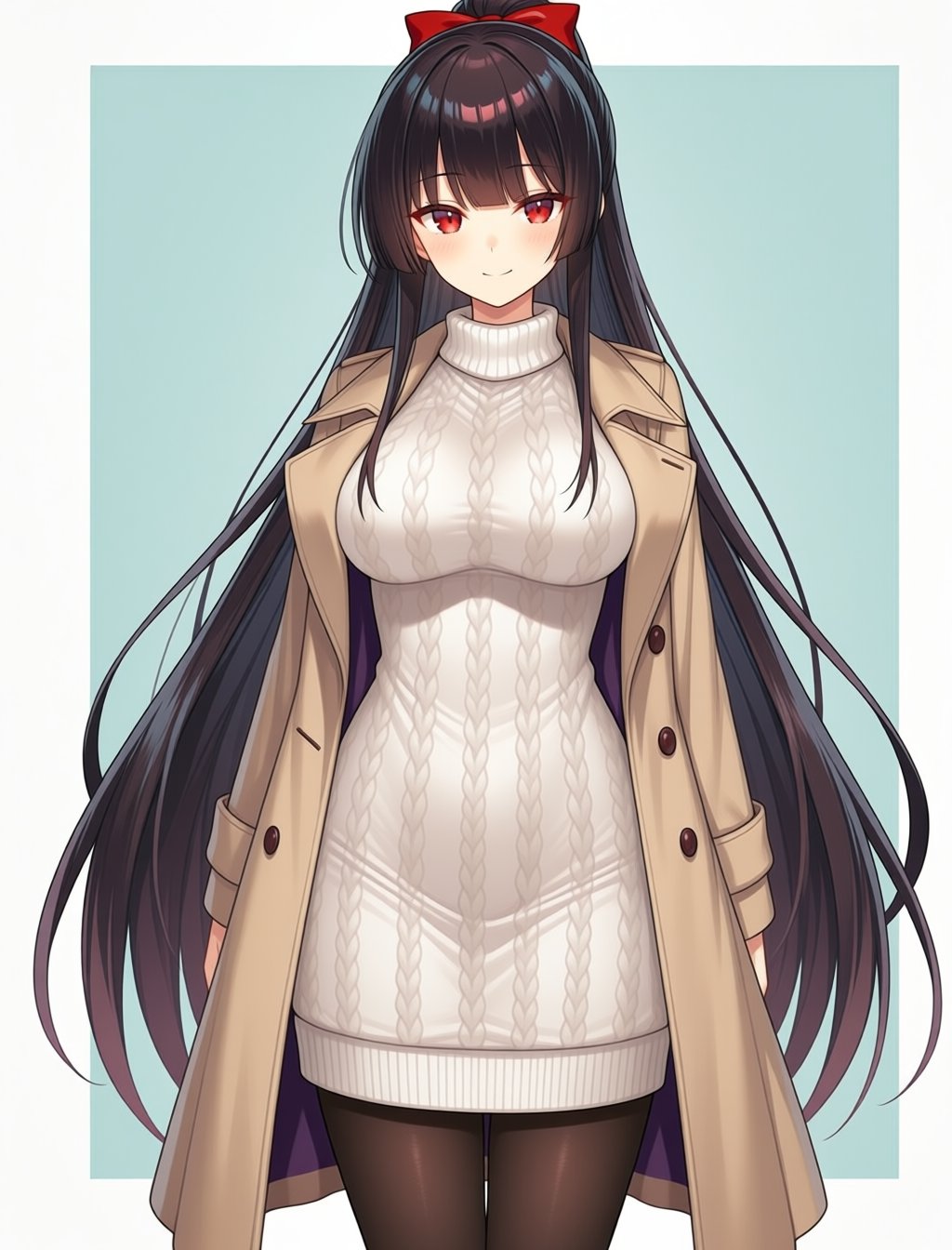agano \(azur lane\),  1girl,  sweater dress by miaomiao on Tensor.Art