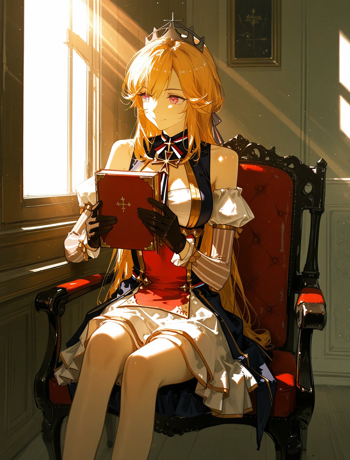 richelieu \(azur lane\),  smile,  (dino_(dinoartforame):0.8) by sk on Tensor.Art