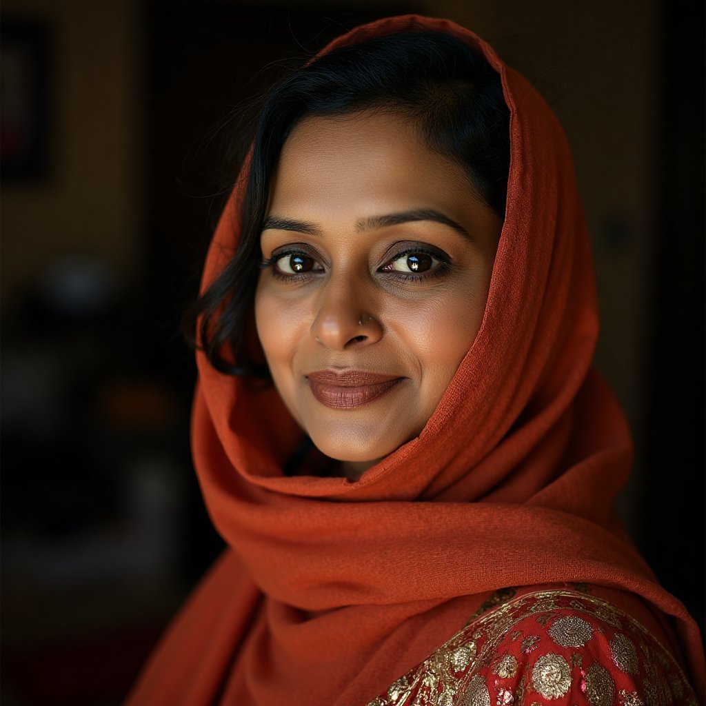 hijab covered her surrouding head,  (((exposed_pussy))),  big breast by user_697976561474829418 on Tensor.Art