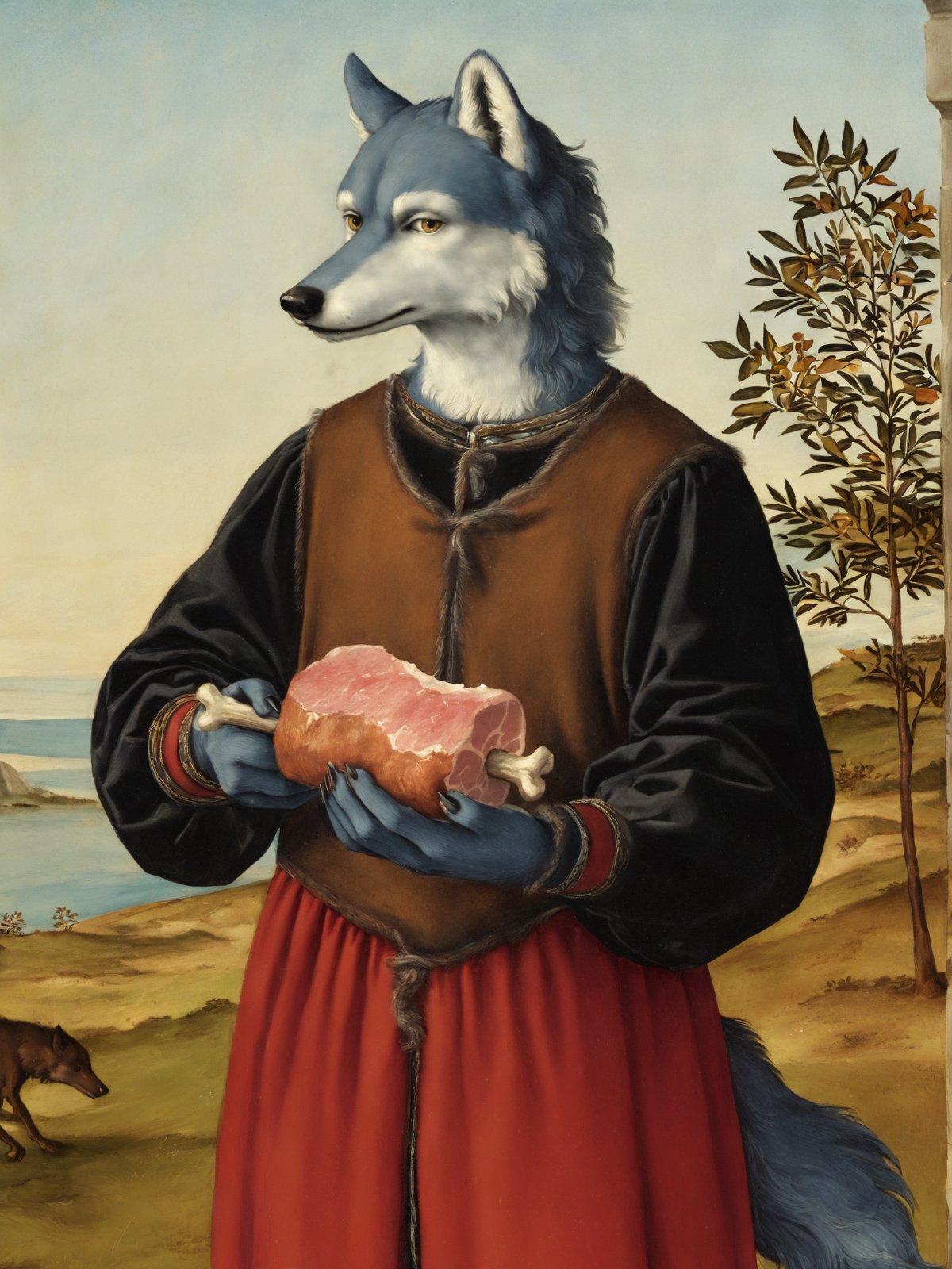 1boy,  wolf,  furry by Relictor on Tensor.Art