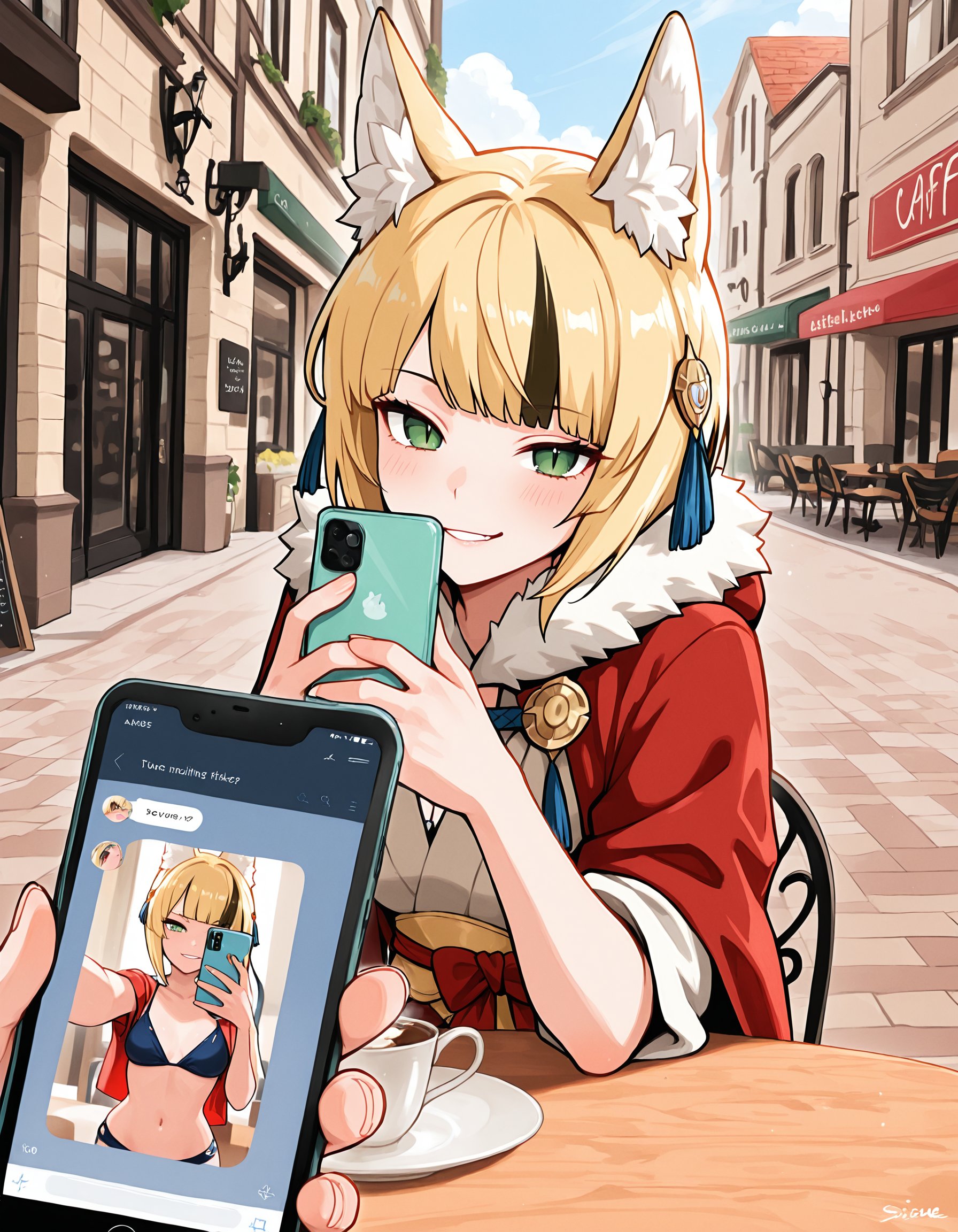 sexting,  selkie \(fire emblem\),  outdoors by Pio on Tensor.Art