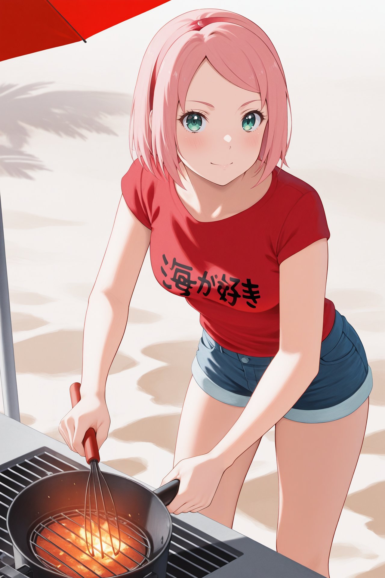 haruno sakura,  green eyes,  medium breasts by Farfegnugen on Tensor.Art