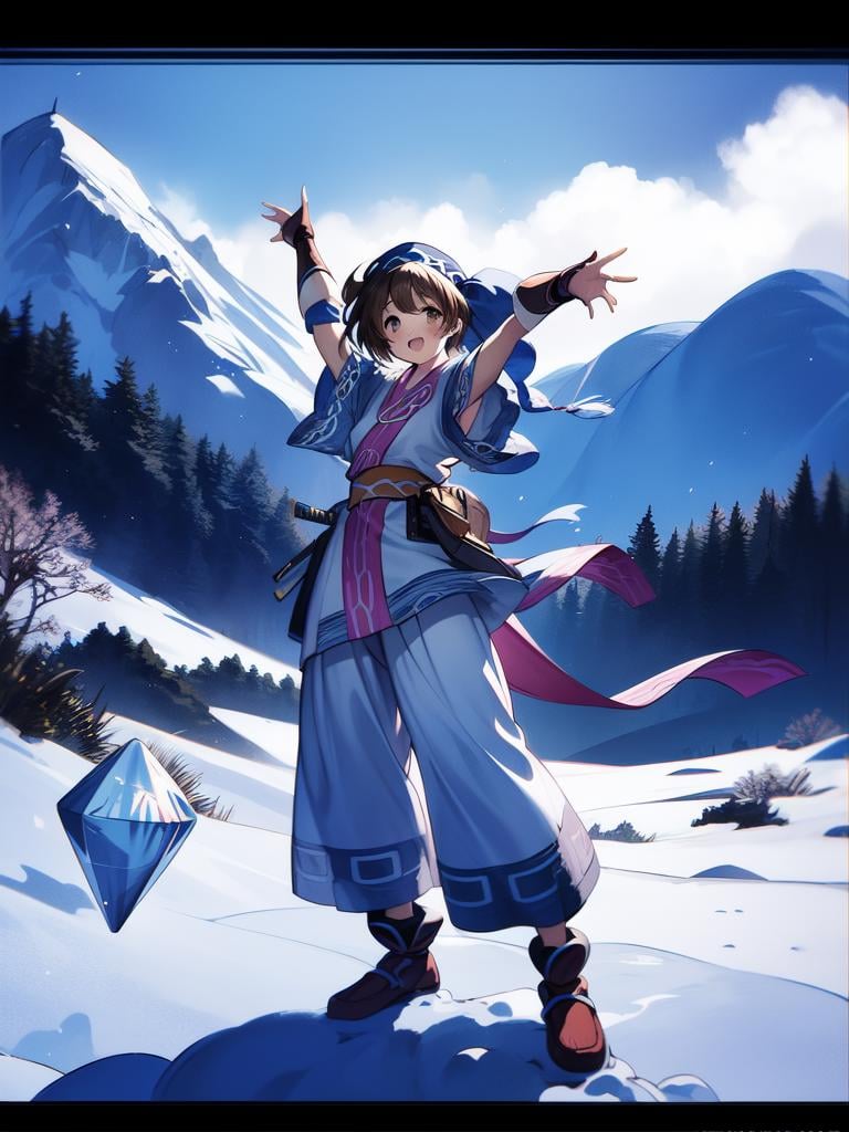 Rimururu,  1girl,  ainu clothes by Ttan on Tensor.Art