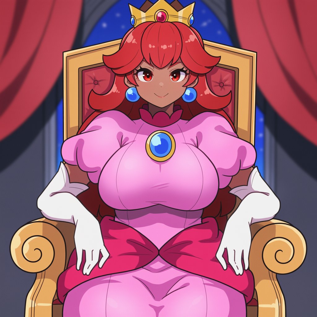 1girl,  princess peach,  @uenositasayuu by FinisherStrike on Tensor.Art
