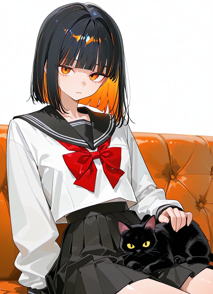 1girl,  solo,  skirt by Rin_x0 on Tensor.Art