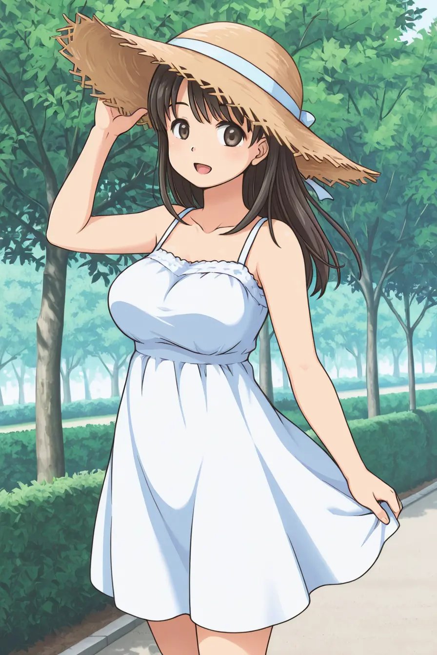 1 girl,  medium breast,  sundress by reprinter on Tensor.Art