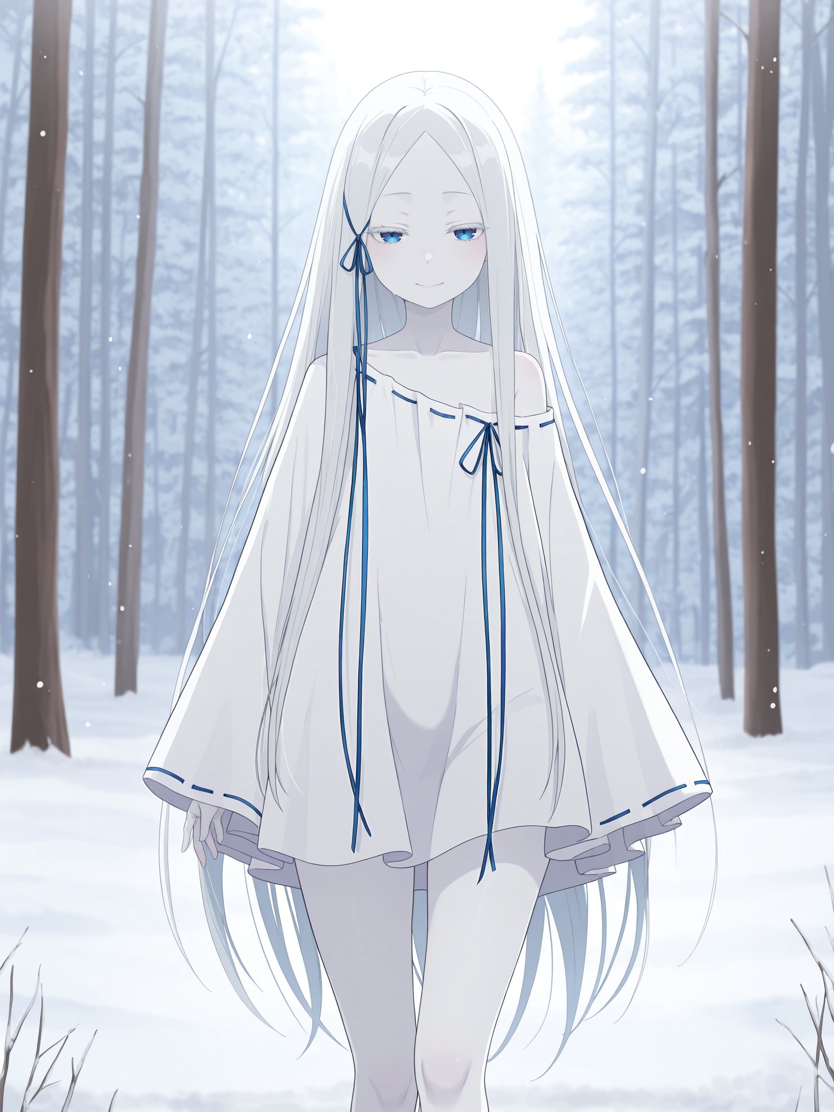 p4ndora,  white hair,  blue eyes by EroBytes on Tensor.Art