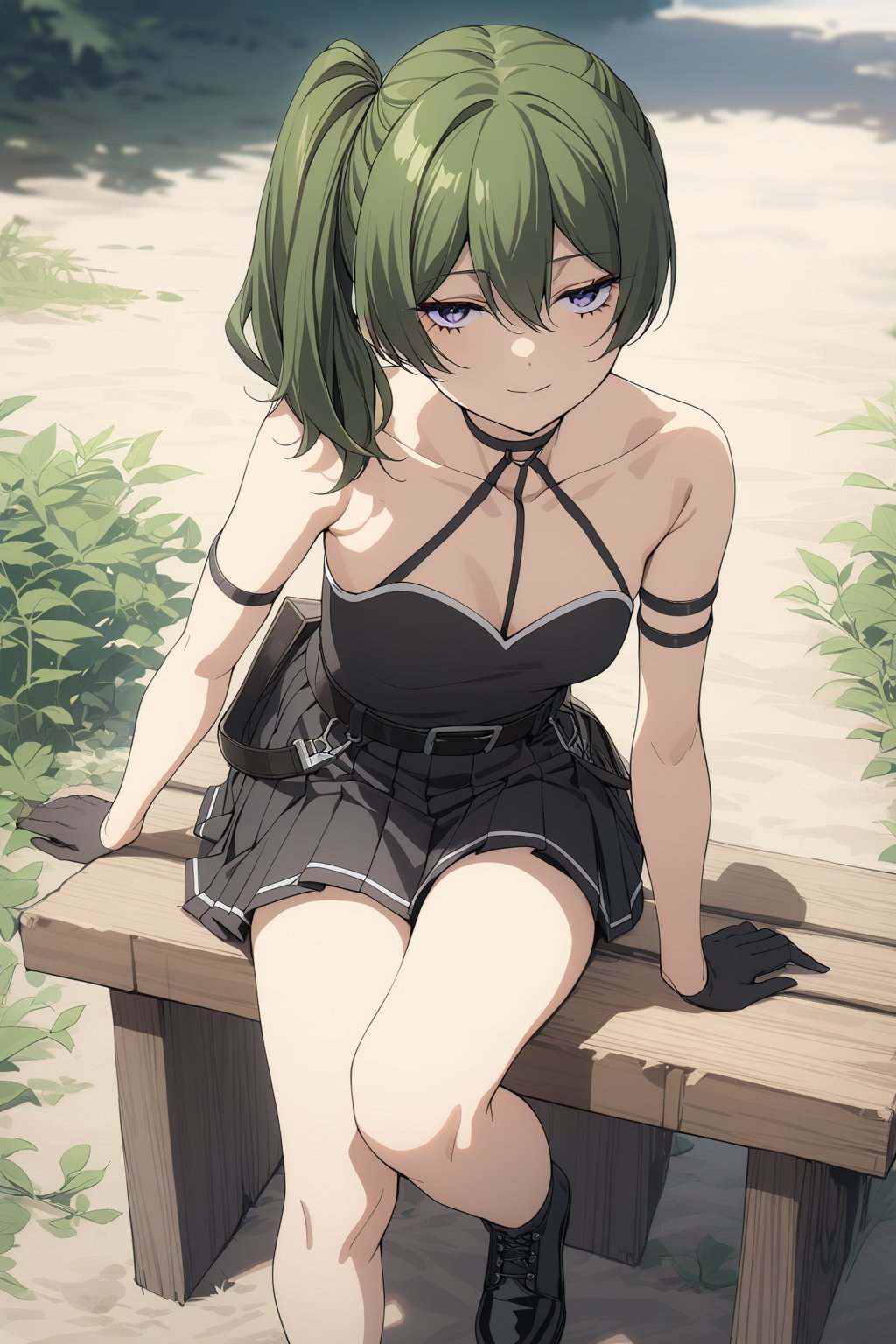 ubel,  1girl,  green hair by stairstair on Tensor.Art