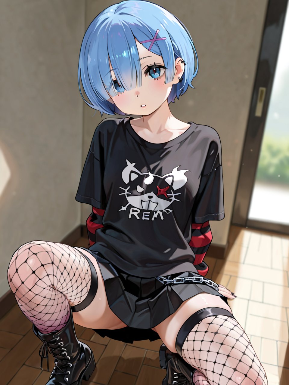 female,  solo,  Rem (Re:Zero) by miaomiao on Tensor.Art