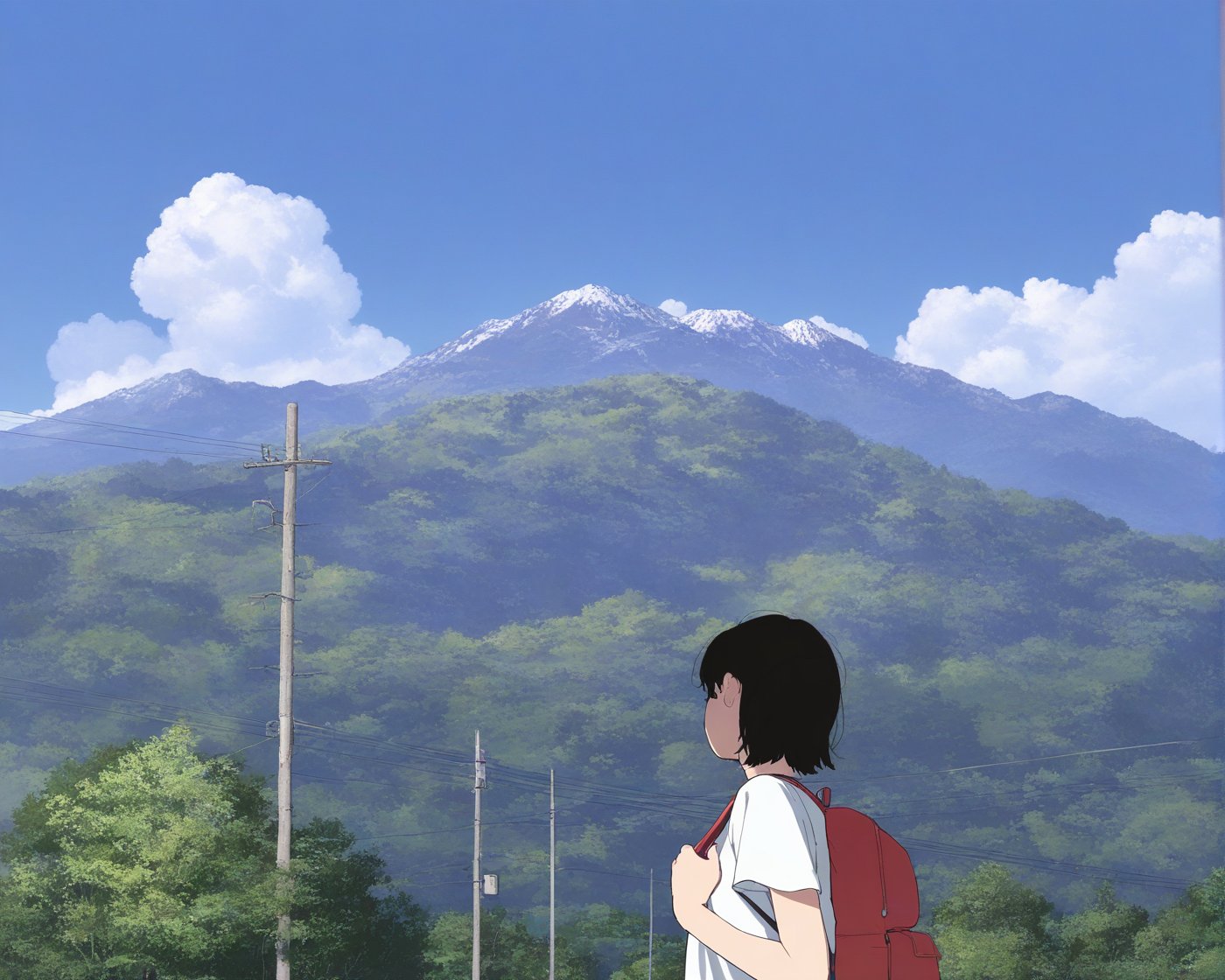 1girl,  solo,  sky by adachi main 2007 on Tensor.Art