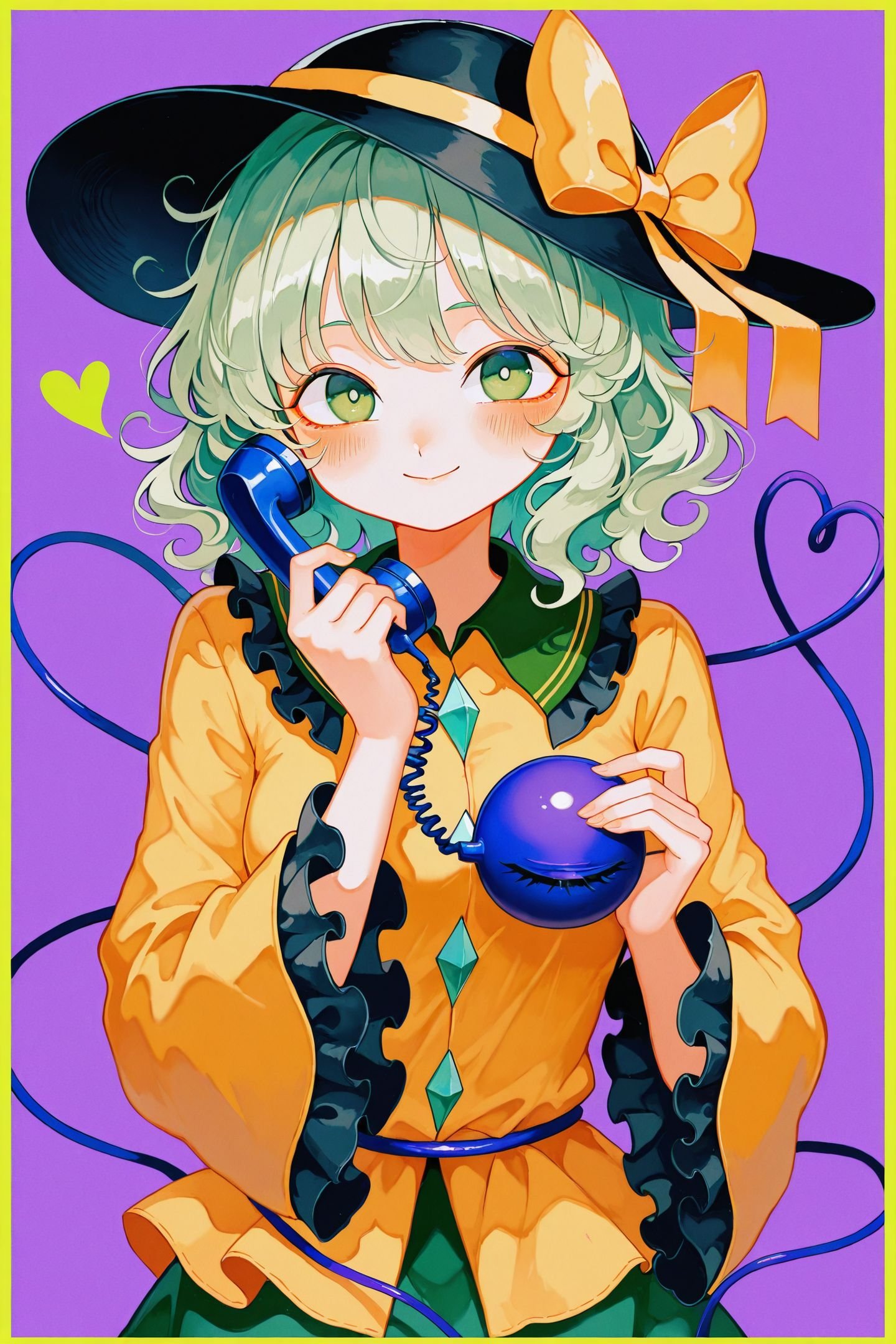 jirokano Style,  1girl,  komeiji koishi by flyx3 on Tensor.Art