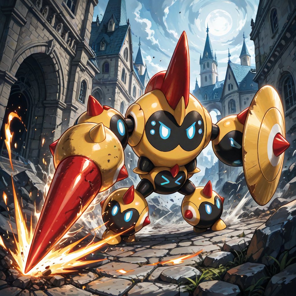1creature,  solo,  Mega_Falinks \(Pokemon\) by スライムナイト on Tensor.Art