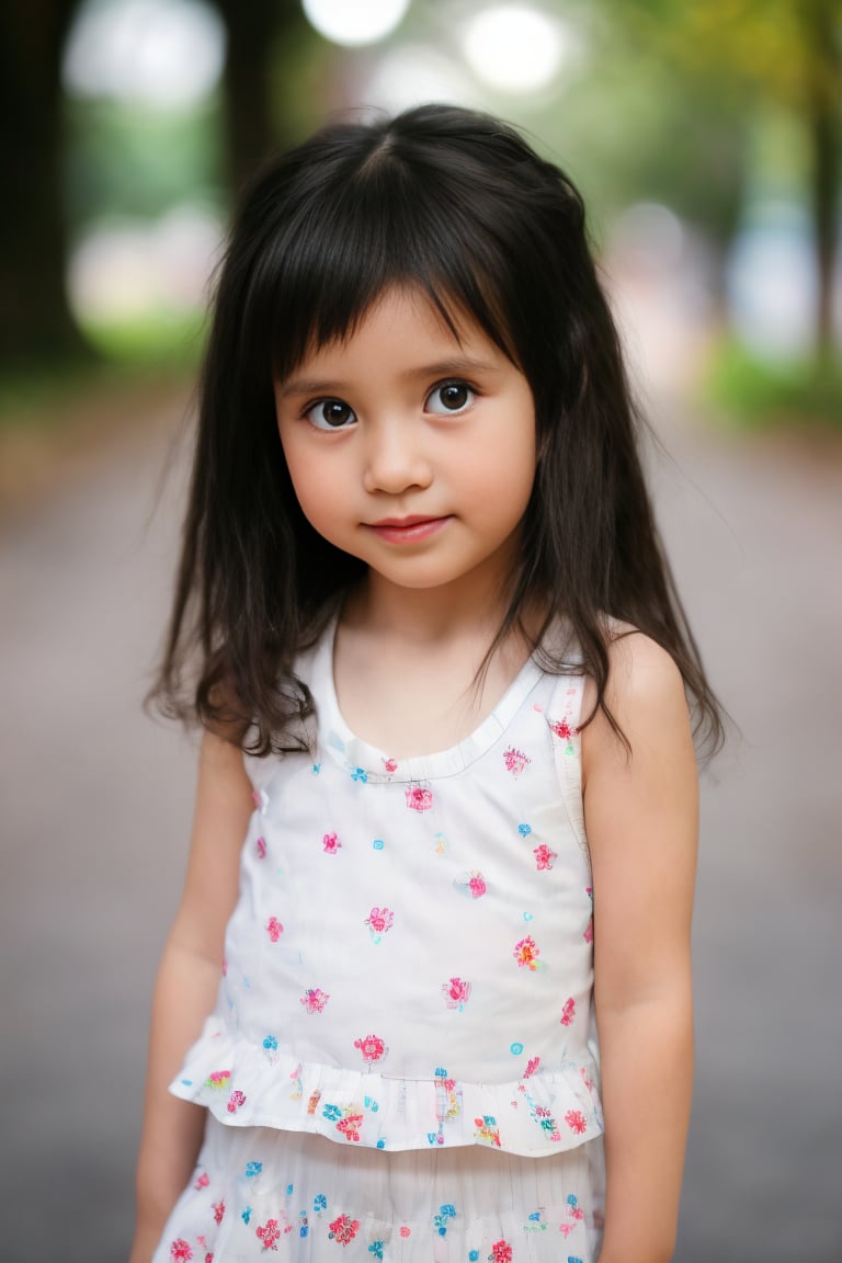 Little 4 years old toddler girl,  flat chest,  cute face by AI Luna LM.9✨ on Tensor.Art