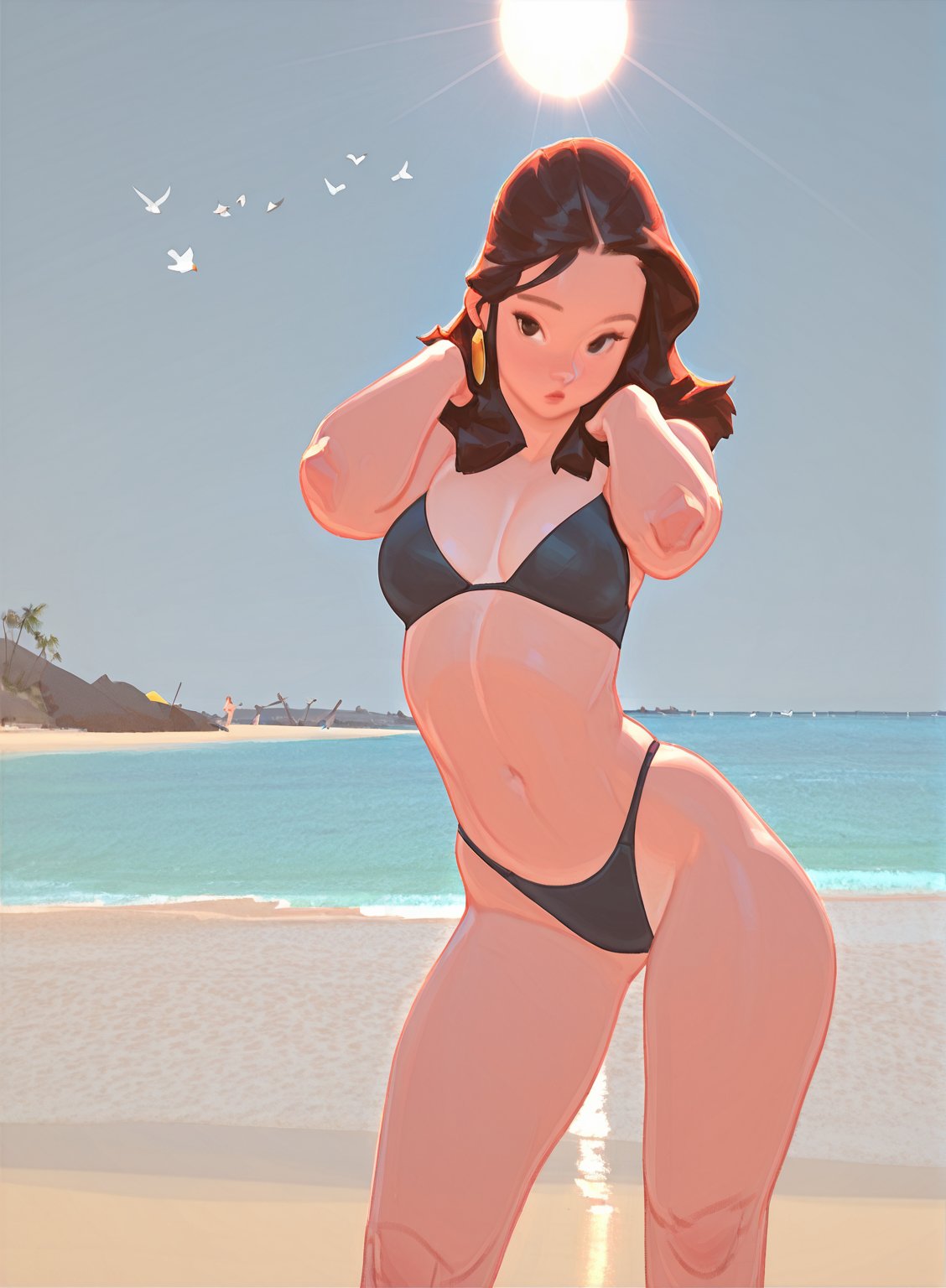 1girl,  from face,  sexy pose by inknoir on Tensor.Art
