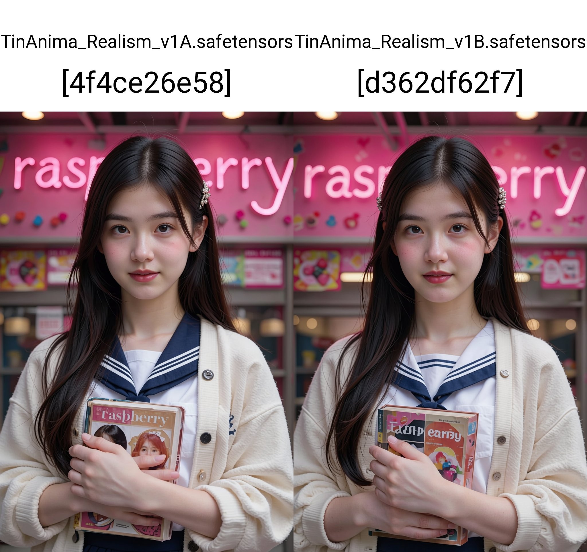 A young Asian woman,  estimated age range of early to mid-twenties,  stands centered in the frame by 天TIN on Tensor.Art