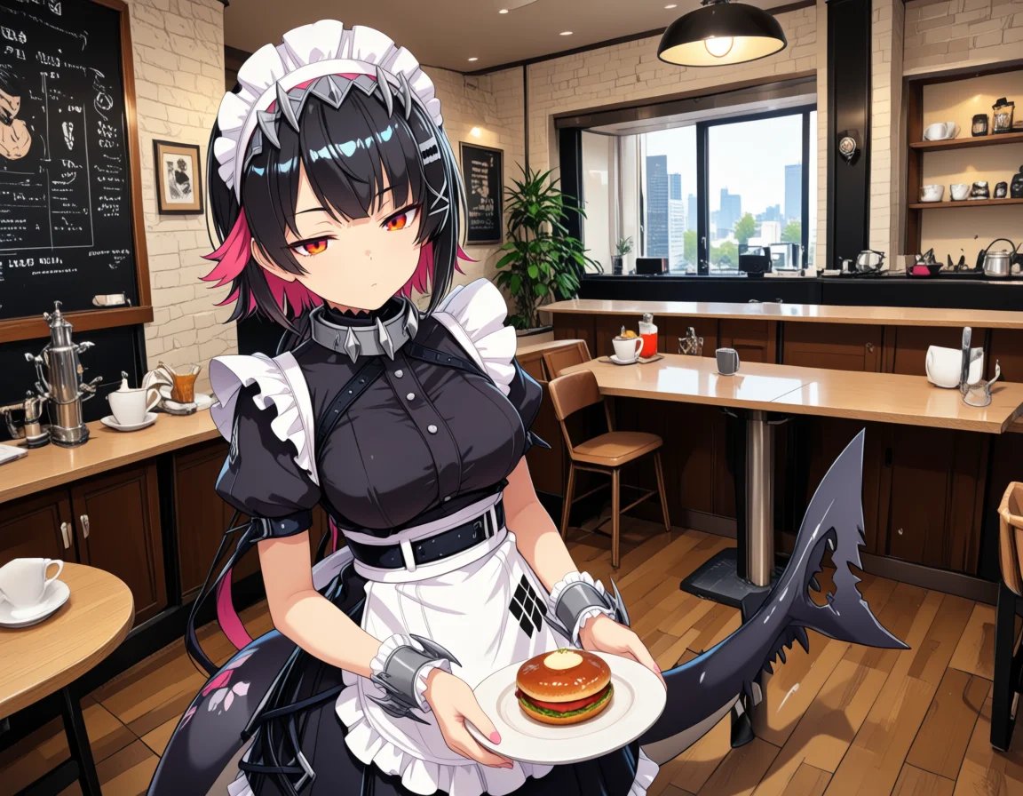 1girl,  ellen joe,  maid by miaomiao on Tensor.Art