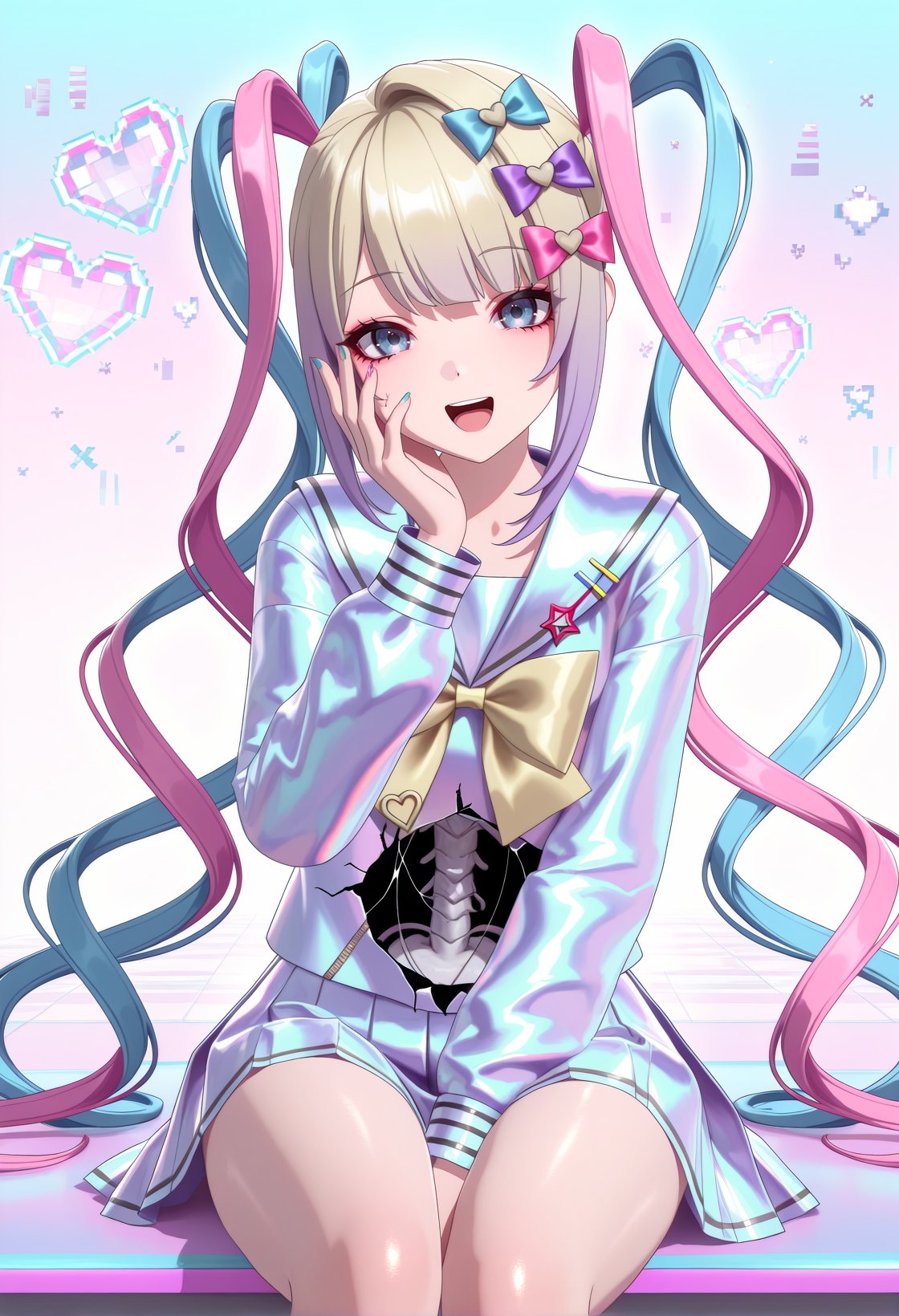 1girl,  chouzetsusaikawa tenshi-chan,  needy girl overdose by 0yg_tryck on Tensor.Art