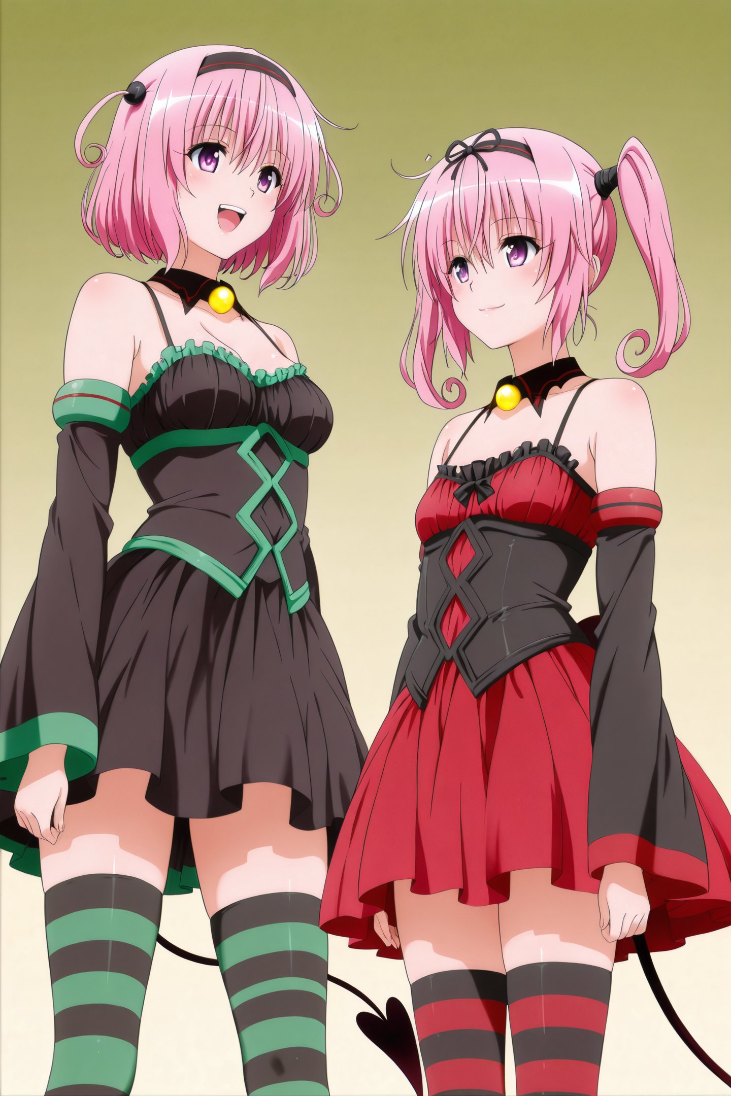 Anime Style,  nana asta deviluke,  momo velia deviluke by flyx3 on Tensor.Art