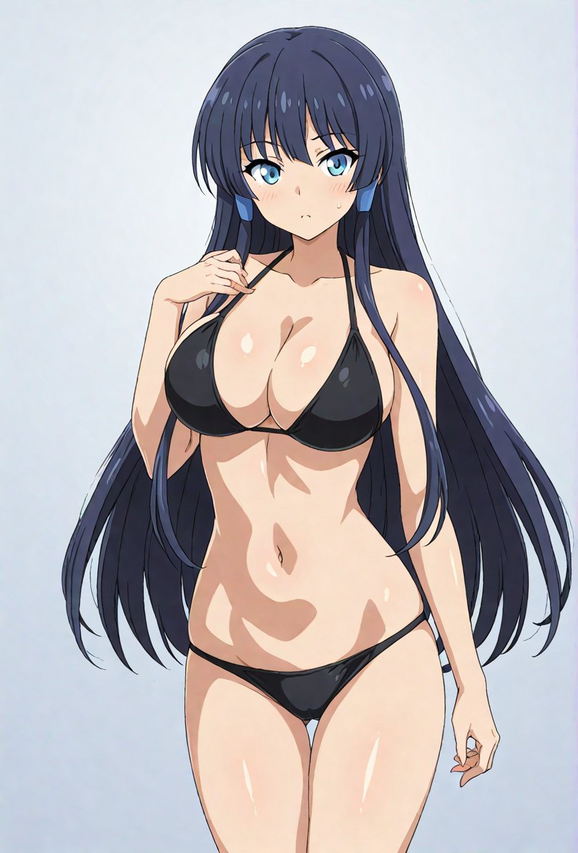 astaroth (sentouin hakenshimasu!),  black bikini,  best quality by Hot Anime Girls on Tensor.Art