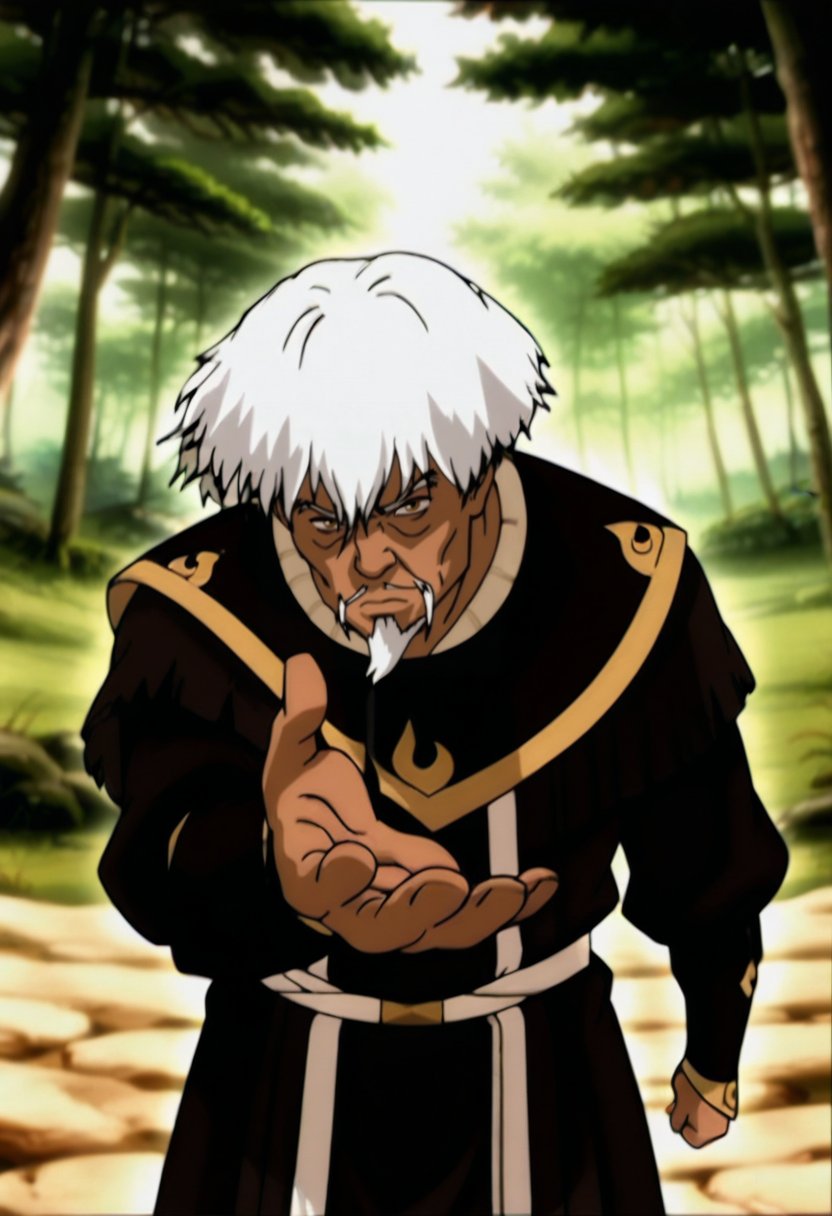 In the avatar TV animation style,  Master Jeong_Jeong,  1boy by Altimater on Tensor.Art
