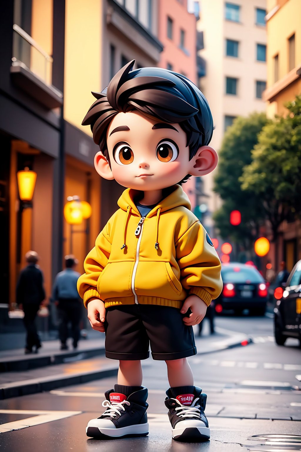 boy,full body,street