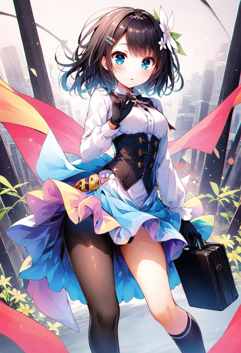 1girl,  solo,  gloves by silvermoong on Tensor.Art