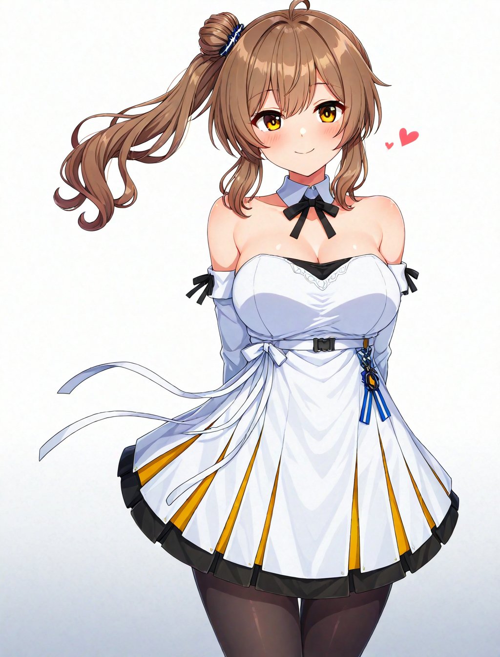 satou sasara,  strapless dress,  best quality by user_863343001840143899 on Tensor.Art