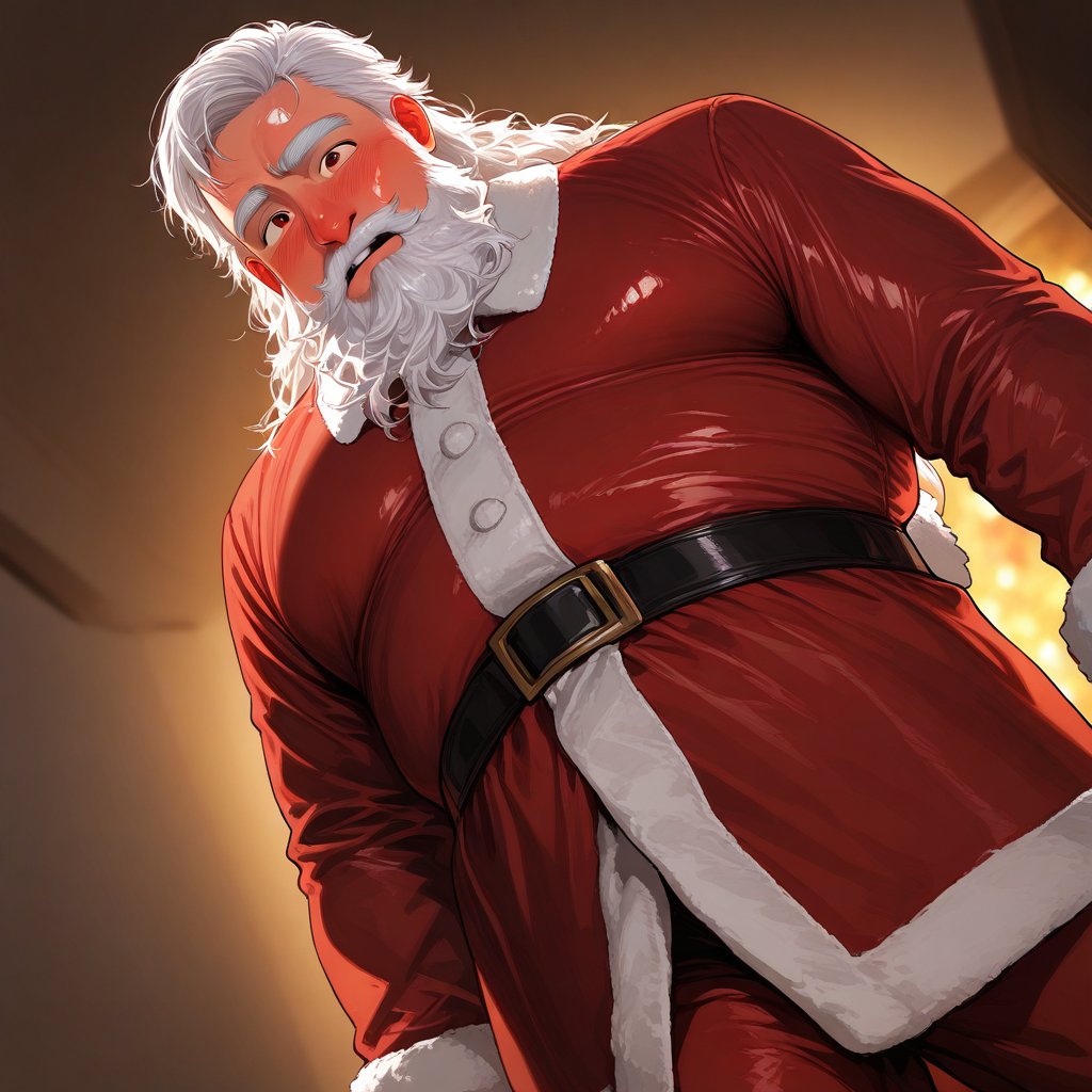male focus,  santa claus,  1boy by Dadadala on Tensor.Art