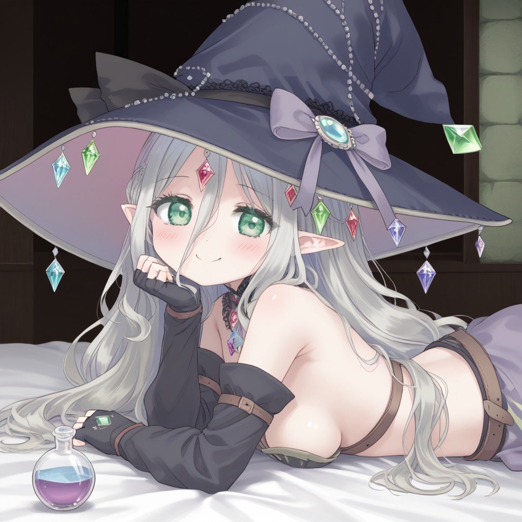 1girl,  Laevigata_Cornehl,  pointy ears by Mandatarius_403 on Tensor.Art