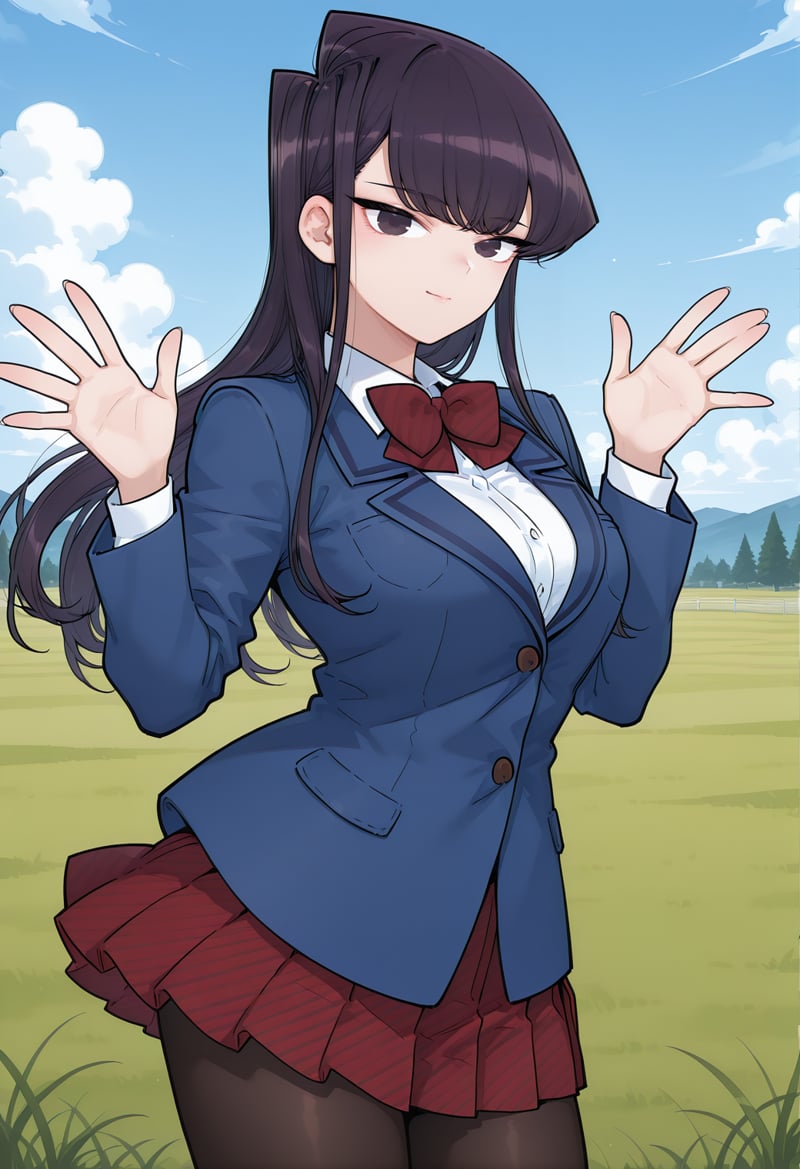 komi_shouko,  black eyes,  black hair by user_758259292217423395 on Tensor.Art