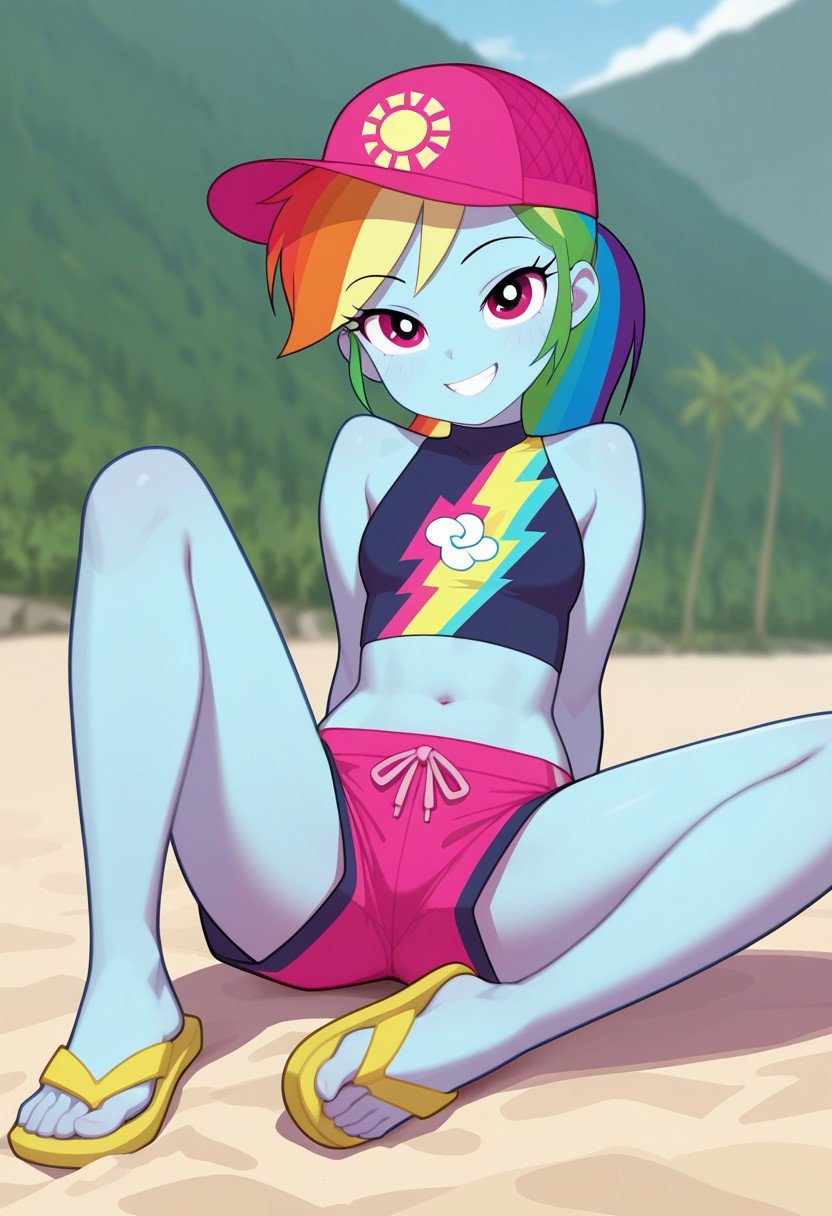 rd_swimsuit,  Equestria Girls,  looking at you by tupirish on Tensor.Art
