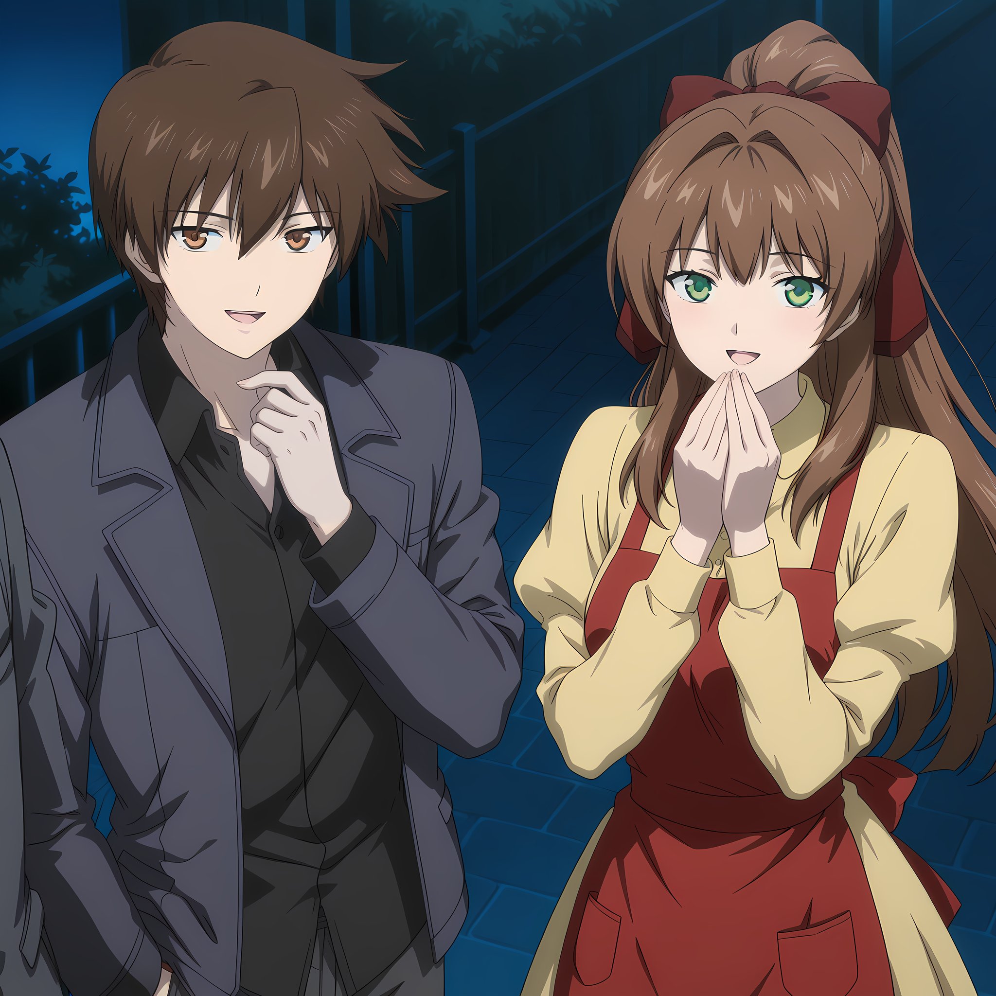 yagami_kazuma-kns,  1boy,  couple by MDFD-1991 on Tensor.Art