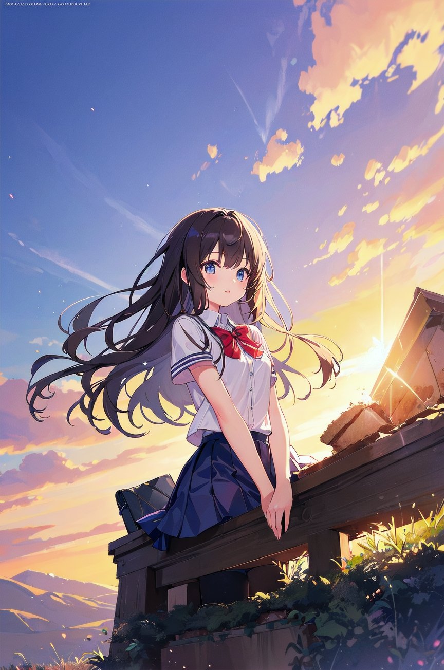 1girl,  school uniform,  32K by miaomiao on Tensor.Art