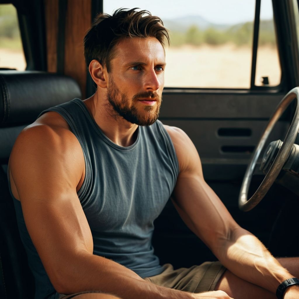 low camera shot,  Lionel Messi a man,  rugged by HottiesnHotties on Tensor.Art