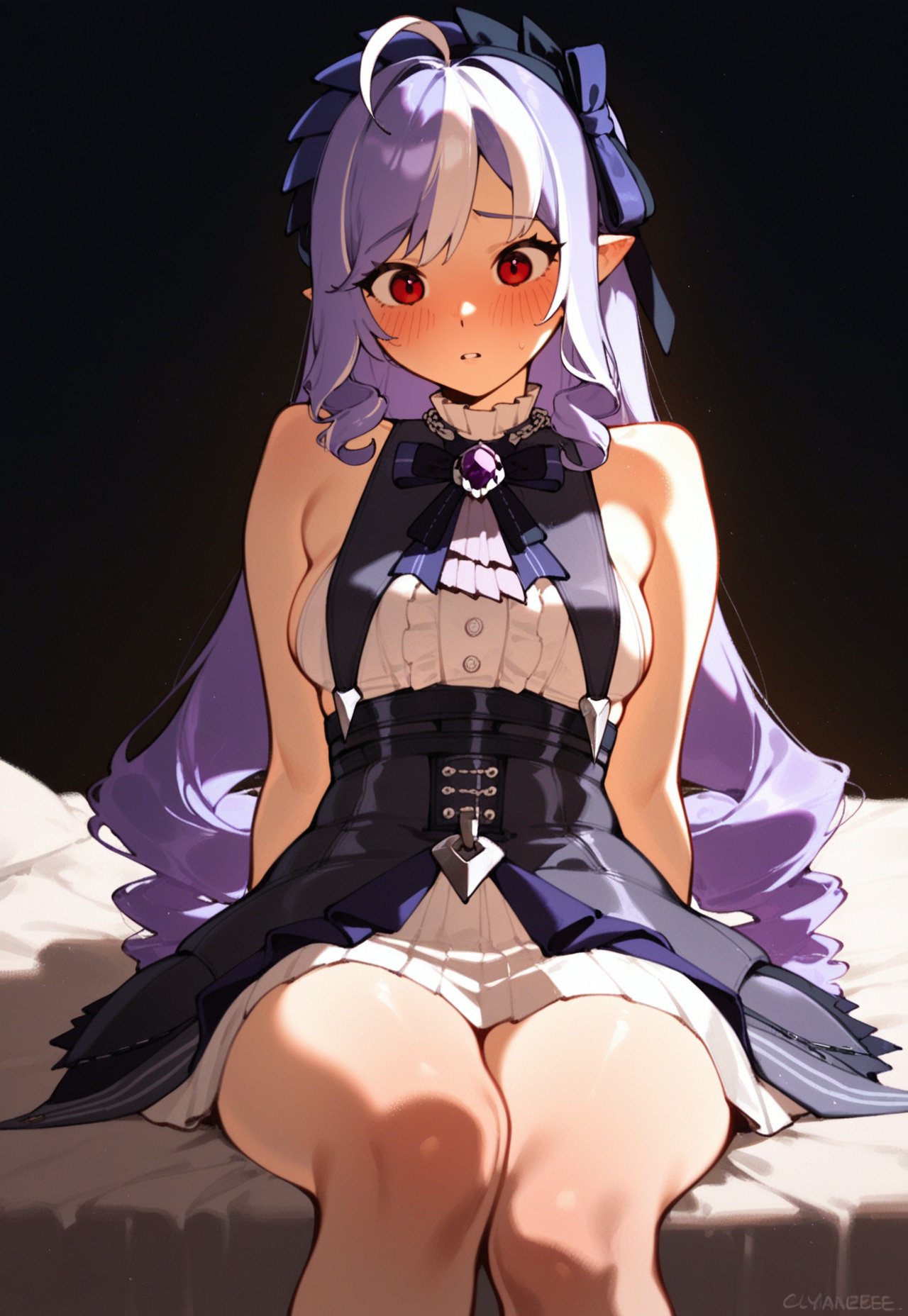 artist:cyber \(cyanceebee\),  black simple background,  dark background by miaomiao on Tensor.Art