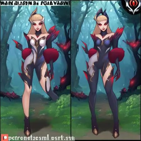 blonde hair,  nature,  red eyes by reprinter on Tensor.Art