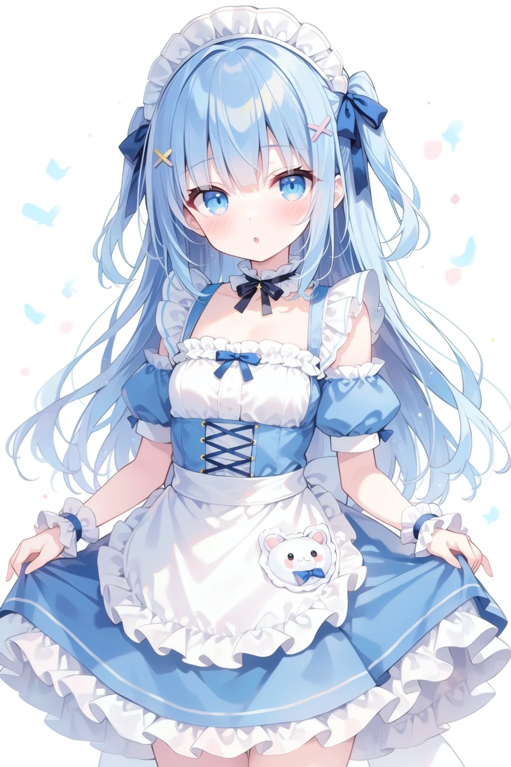 1girl,  solo,  blue eyes by 天TIN on Tensor.Art