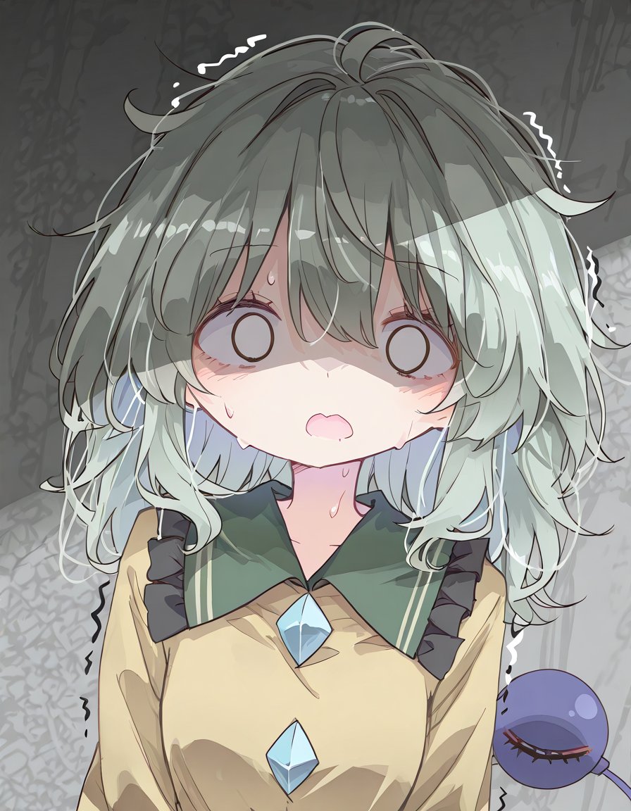 1girl,  Komeiji Koishi,  by_hinayua by Mandatarius_403 on Tensor.Art