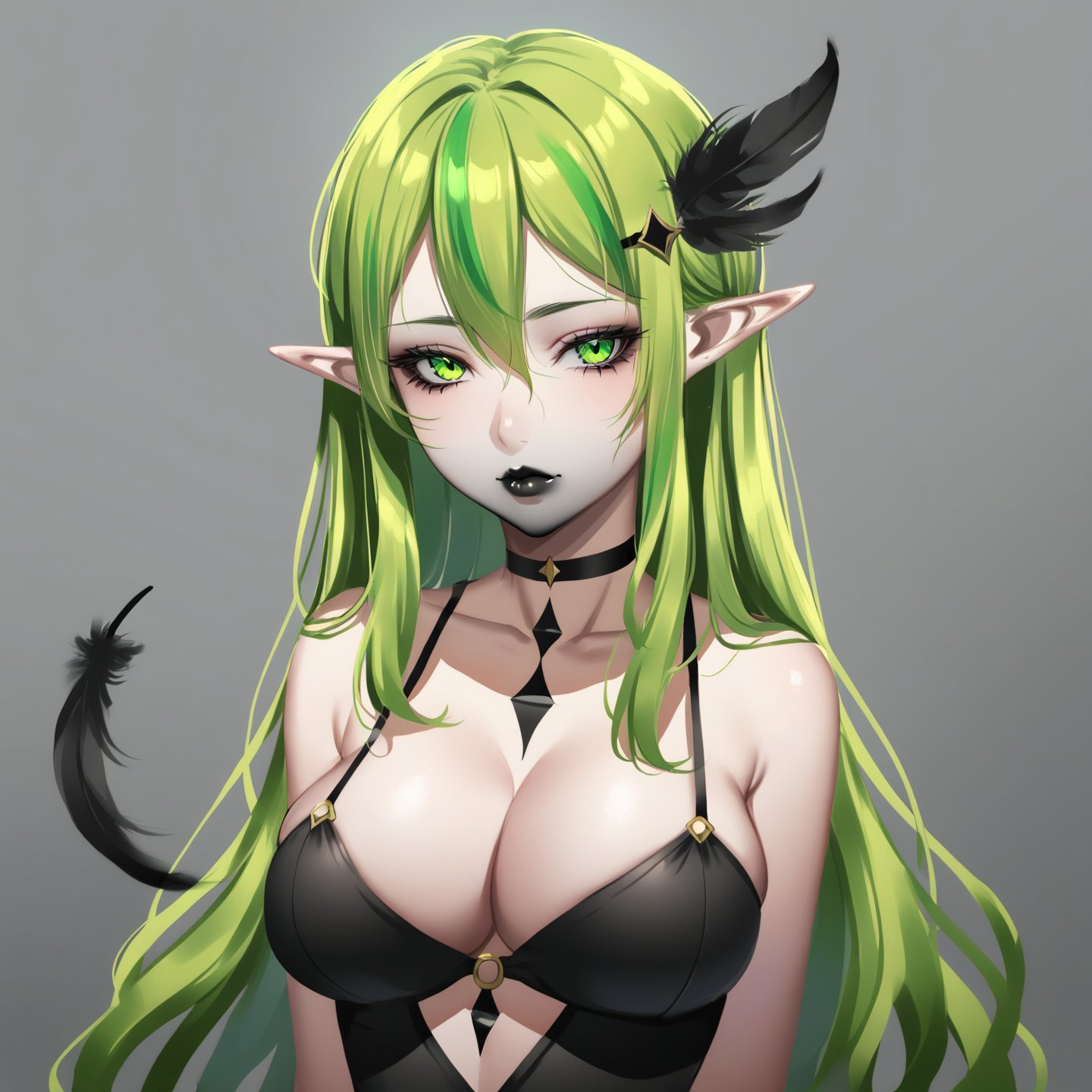 1girl,  solo,  pointy ears by 超市里扫货 on Tensor.Art