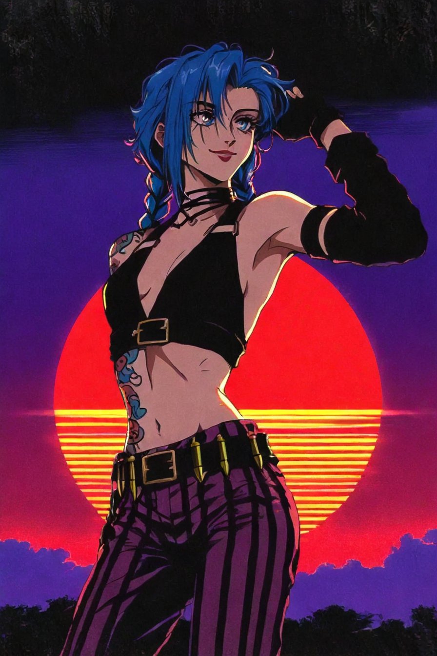 neon_noir_synthwave,  retro,  retro artstyle by onlysharma0852 on Tensor.Art