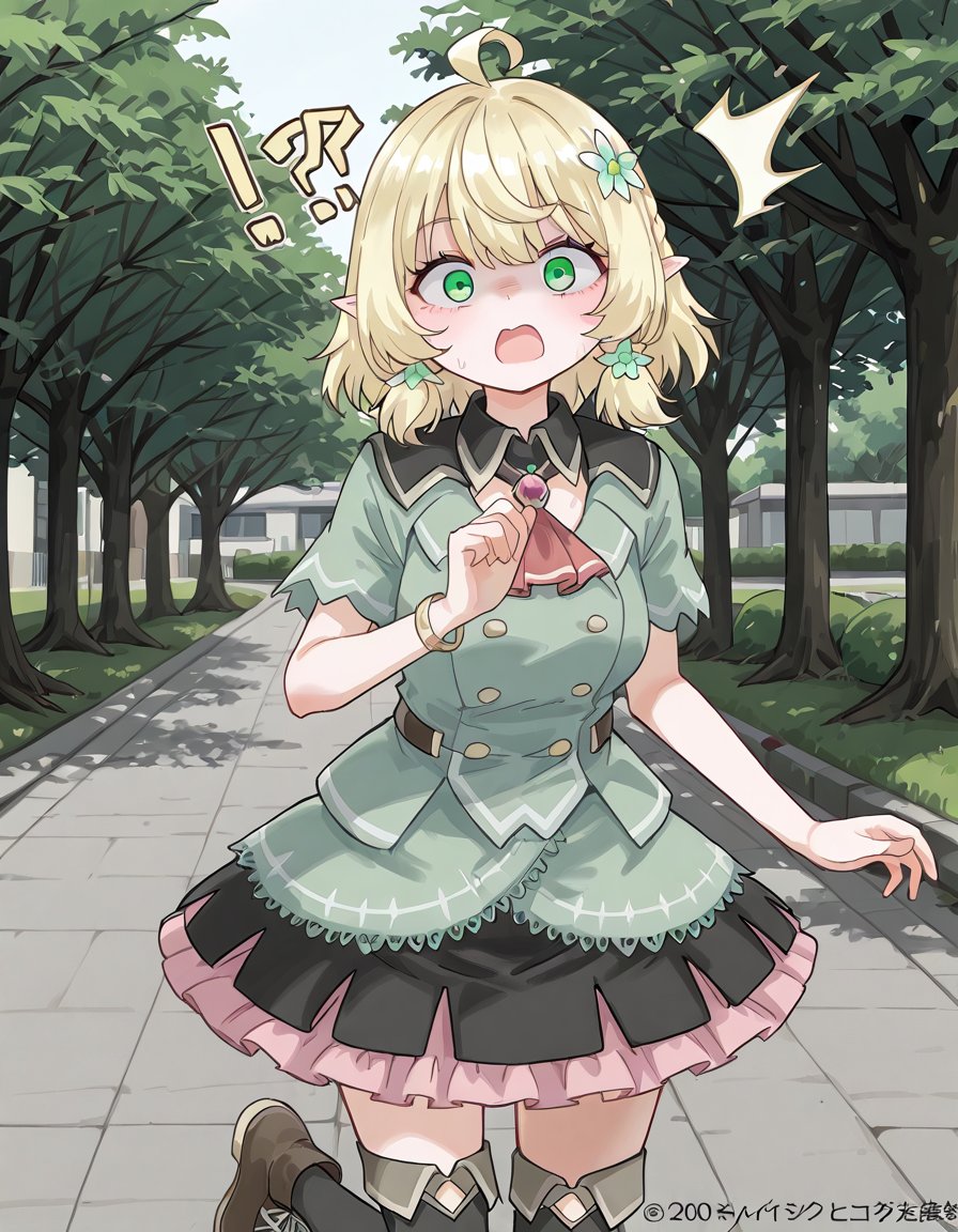1girl,  Ixia_Polystachya,  green eyes by Mandatarius_403 on Tensor.Art