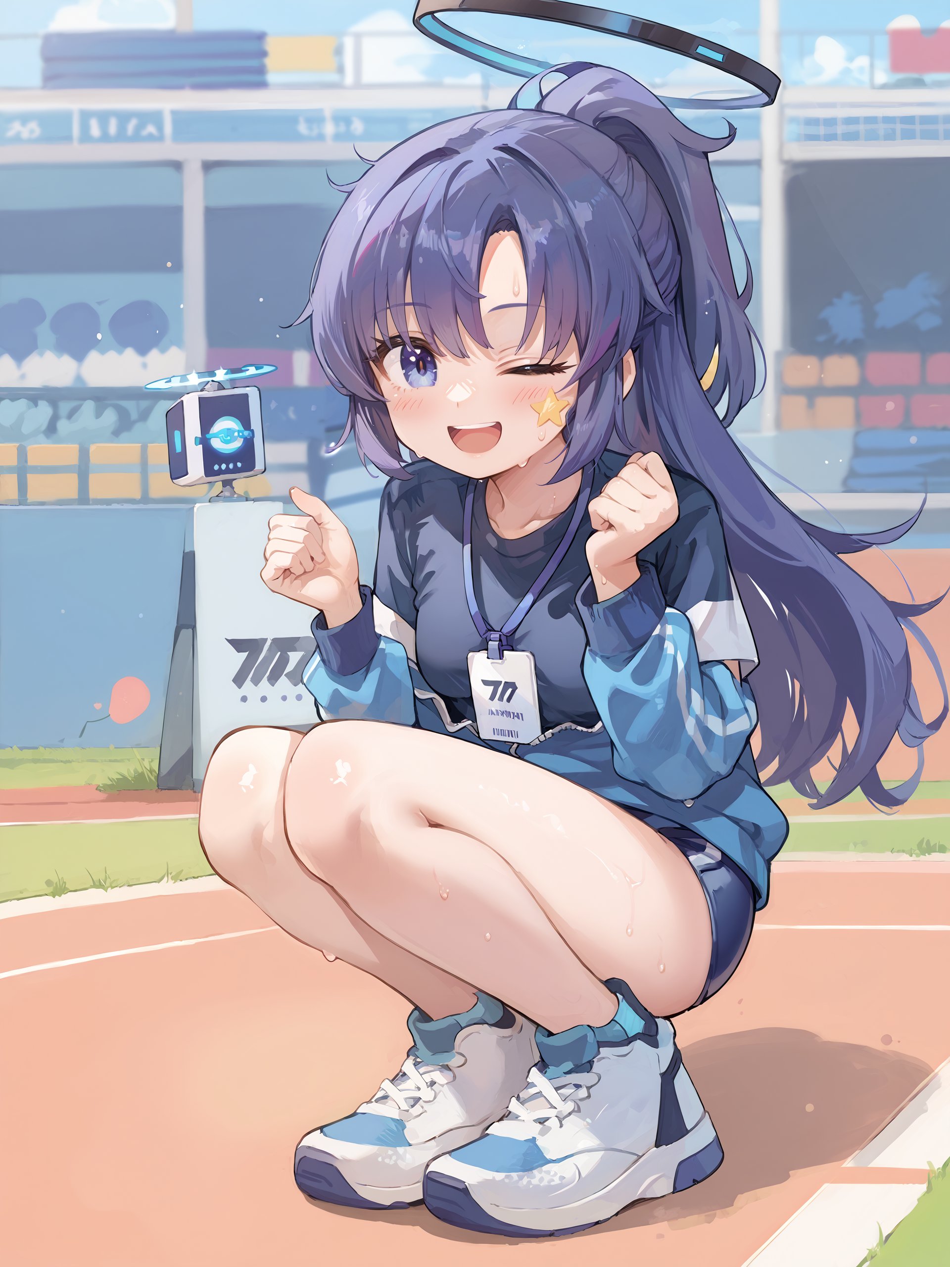 1girl,  yuuka \(blue archive\),  halo by okingjo on Tensor.Art