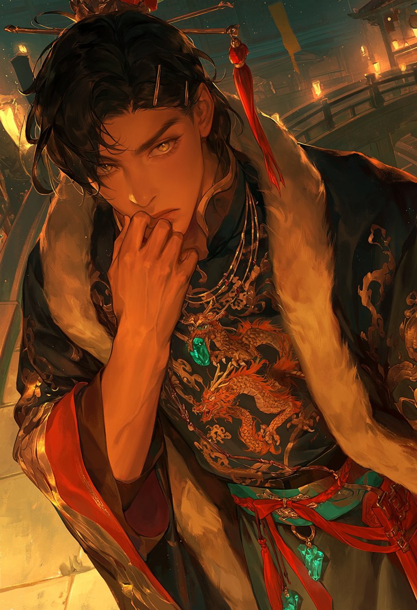 1boy,  solo,  male focus by MissFidonyo on Tensor.Art