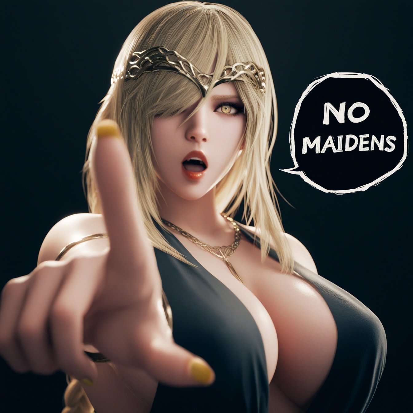 rrqmte,  1girl,  blonde hair by Kabuto nakiri on Tensor.Art