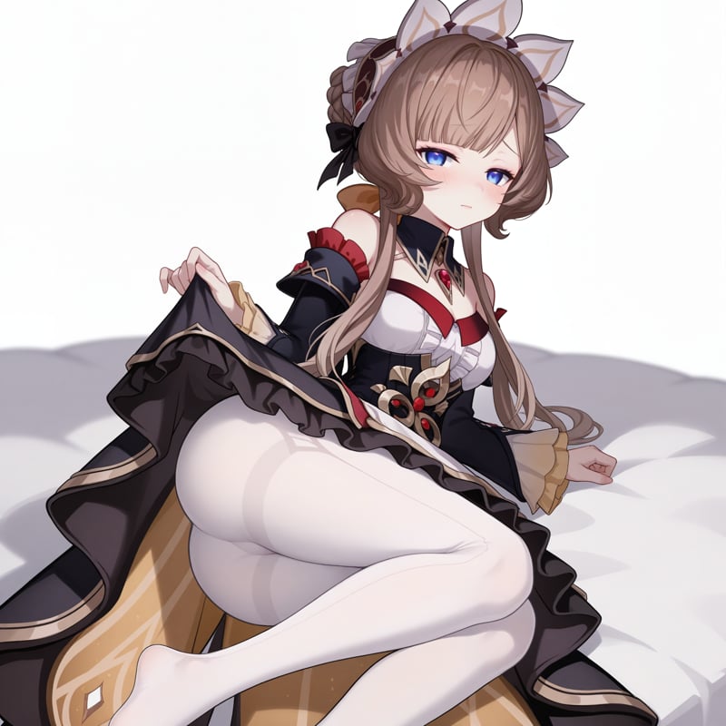 Sandrone \(genshin impact\),  hair bun,  braided bun by Ttan on Tensor.Art