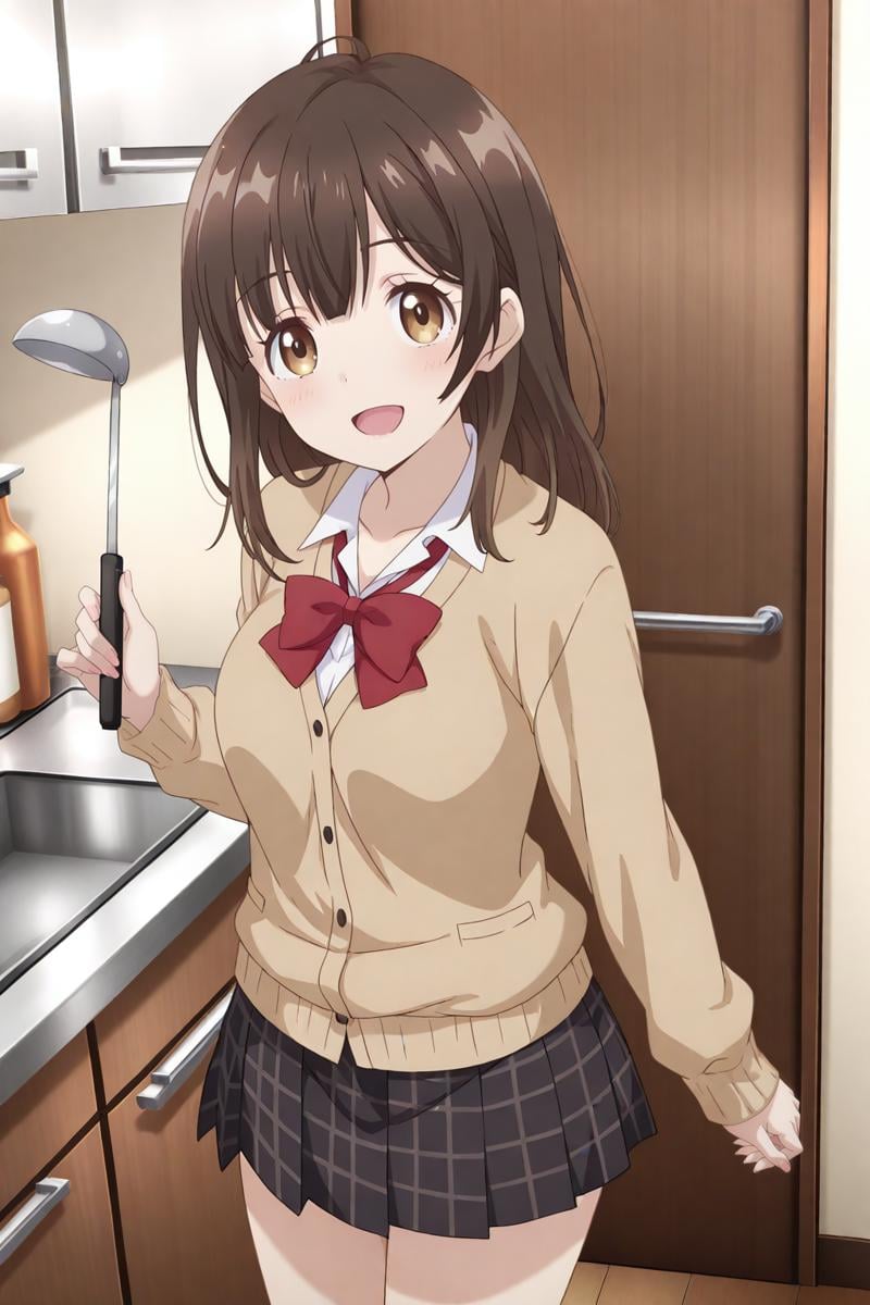 anime screenshot,  hige wo soru. soshite joshikousei wo hirou,  ogiwara sayu by Ttan on Tensor.Art