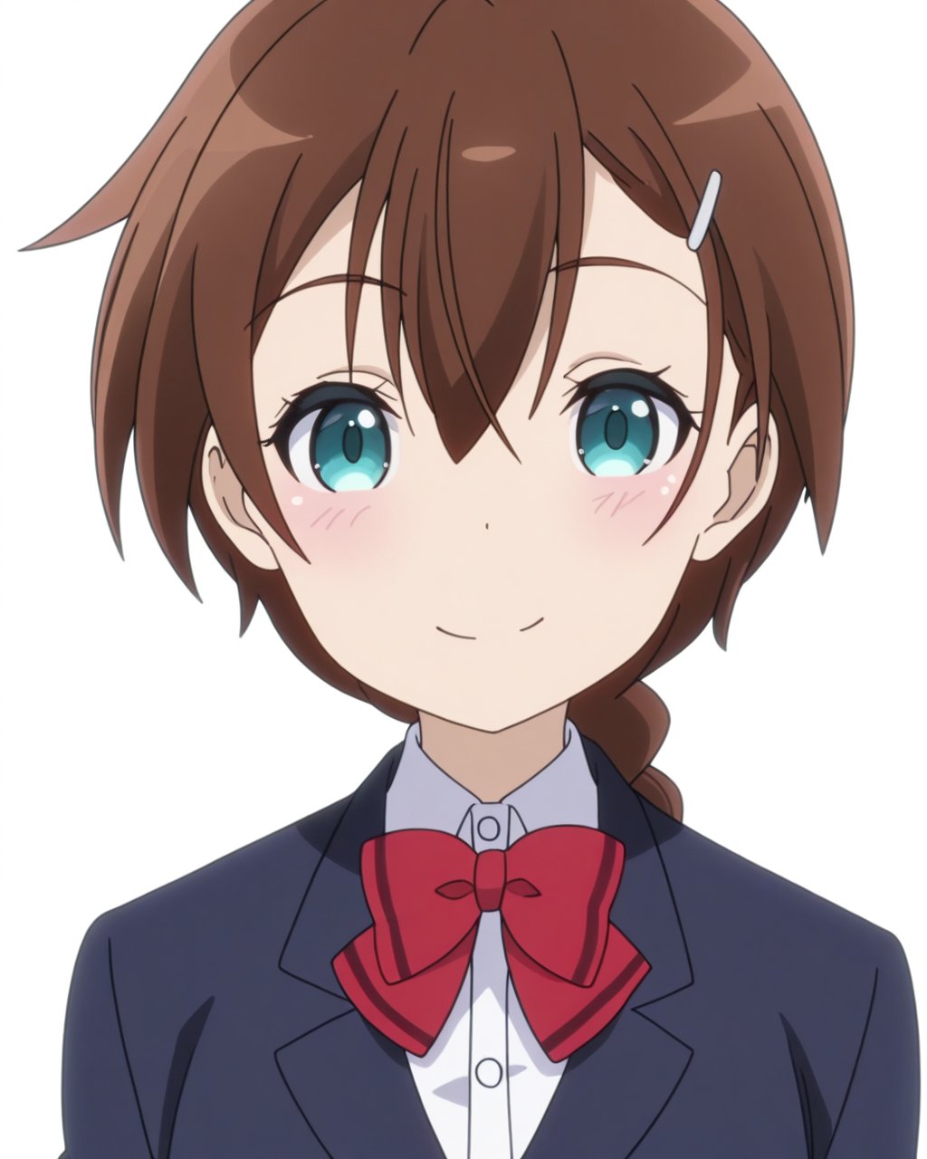 anime screencap,  solid white background,  1girl by eft on Tensor.Art